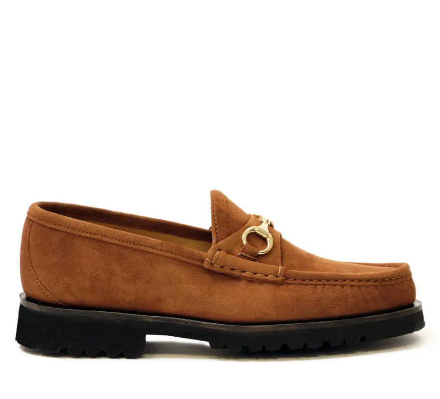 Beaufoy Adventurer Loafer - Cognac Suede sold by Horatio London