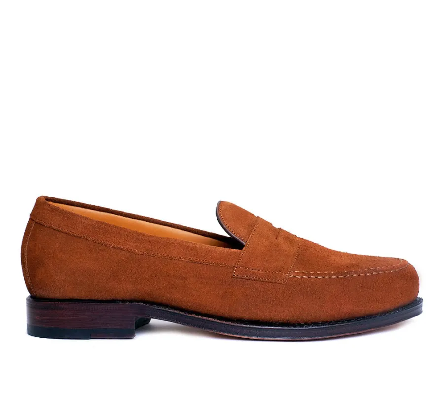 Dartmouth Loafer - Snuff Suede sold by Horatio London