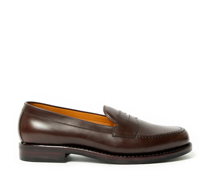 Dartmouth Loafer - Dark Brown Calf sold by Horatio London