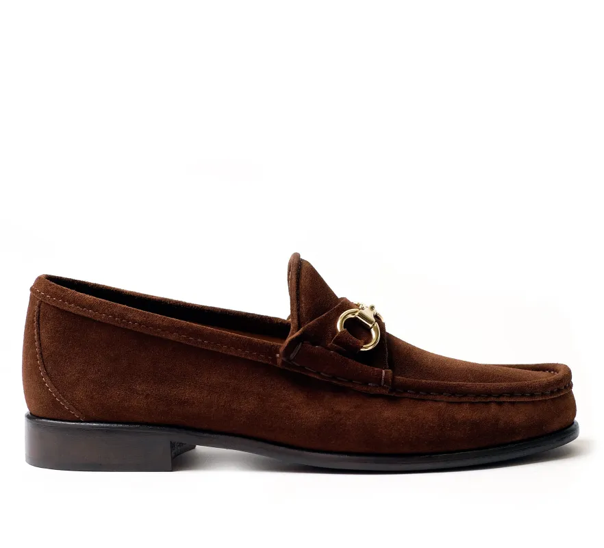 Beaufoy Loafer - Chocolate Suede sold by Horatio London