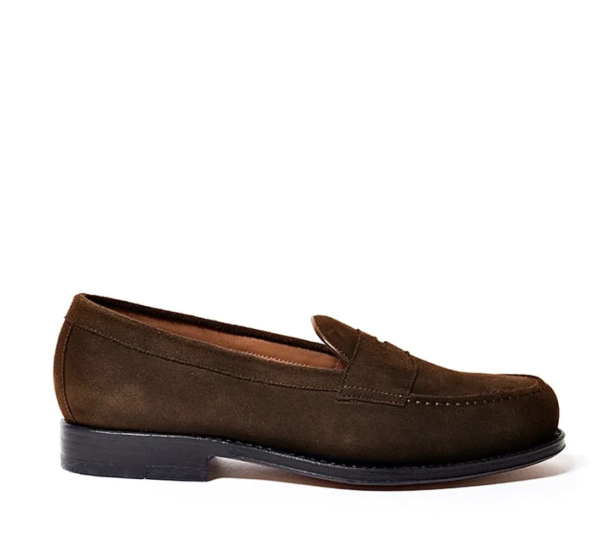 Dartmouth Loafer - Chocolate Suede sold by Horatio London