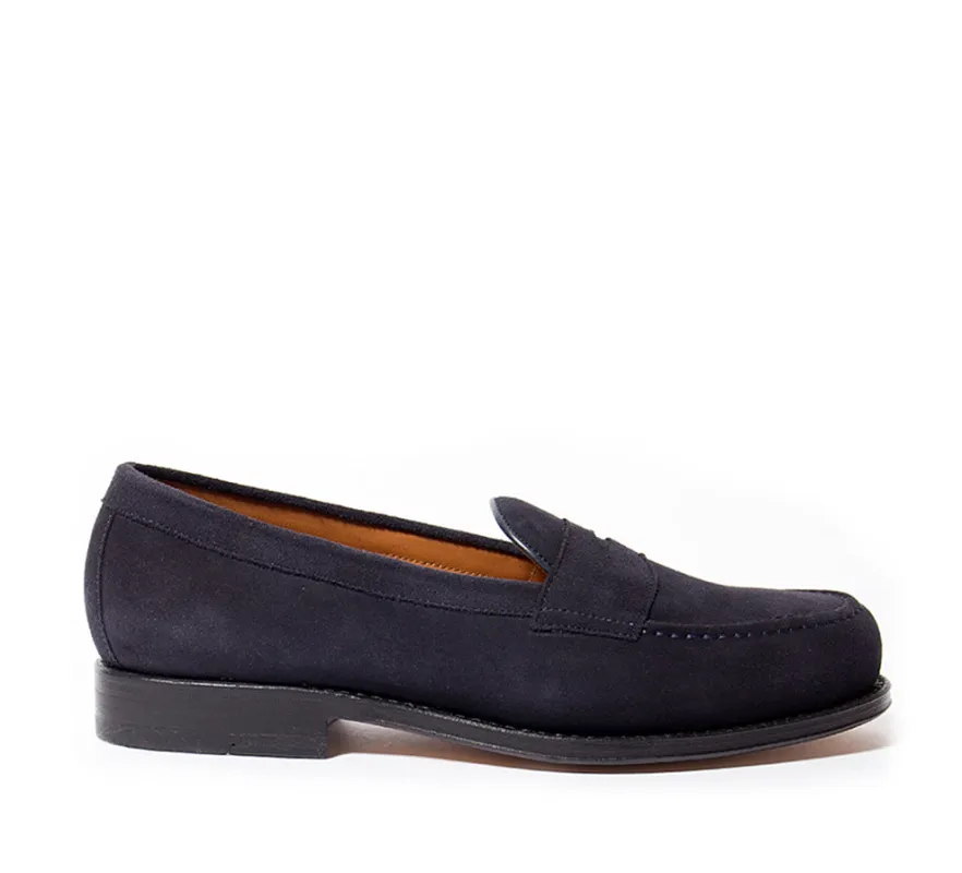Dartmouth Loafer - Navy Suede sold by Horatio London