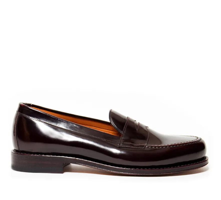 Dartmouth Loafer - Burgundy Shine made by Horatio London