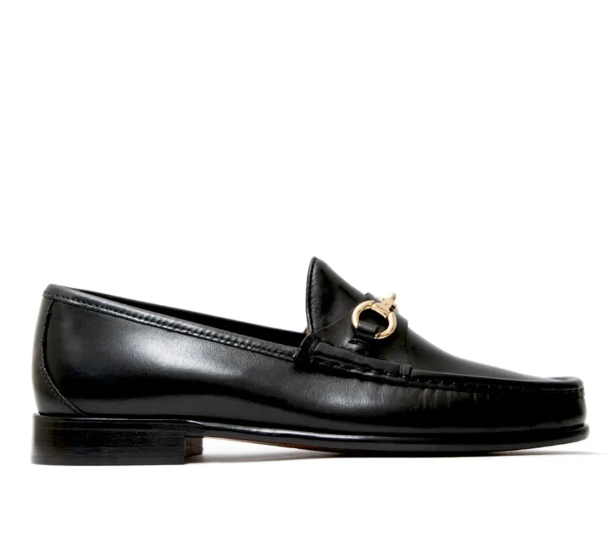 Beaufoy Loafer - Womens Black Calf made by Horatio London