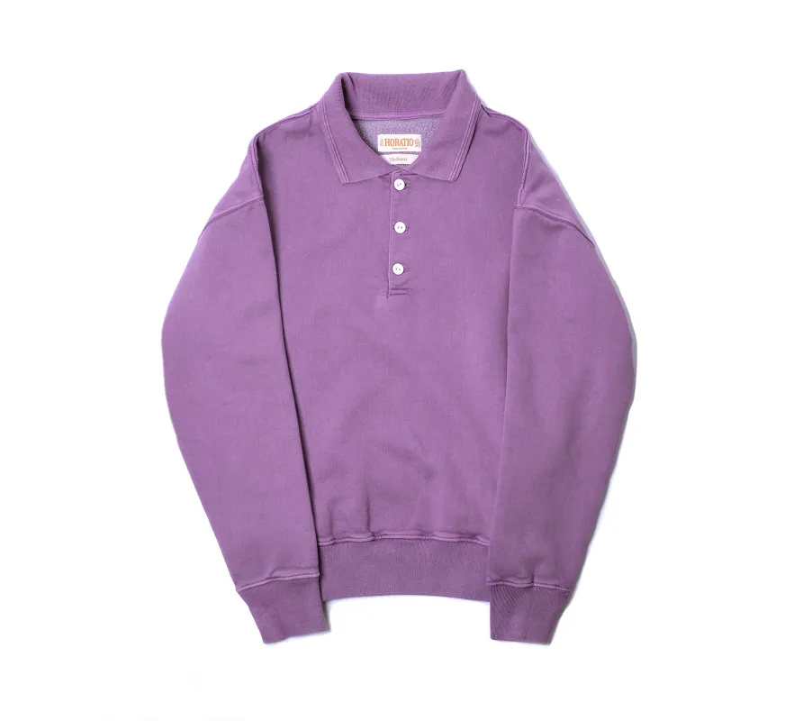 Lindon Rugby Sweatshirt - Purple made by Horatio London