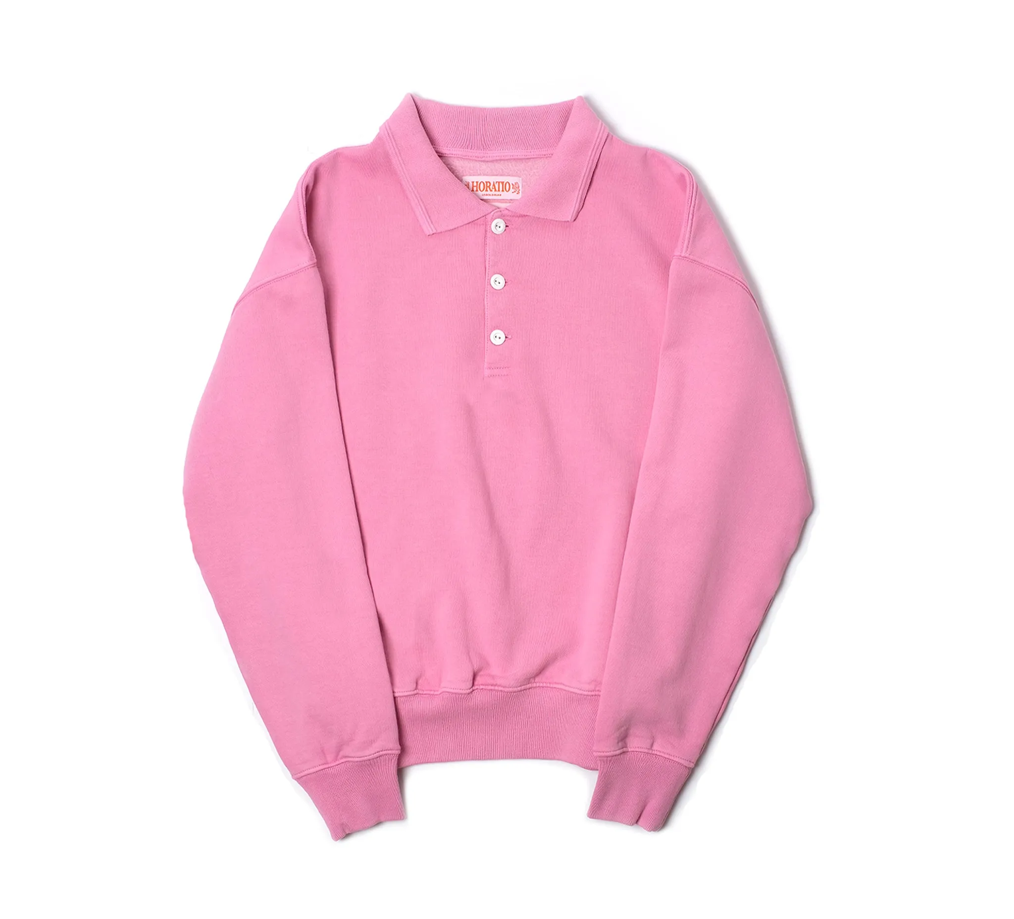 Lindon Rugby Sweatshirt - Pink sold by Horatio London