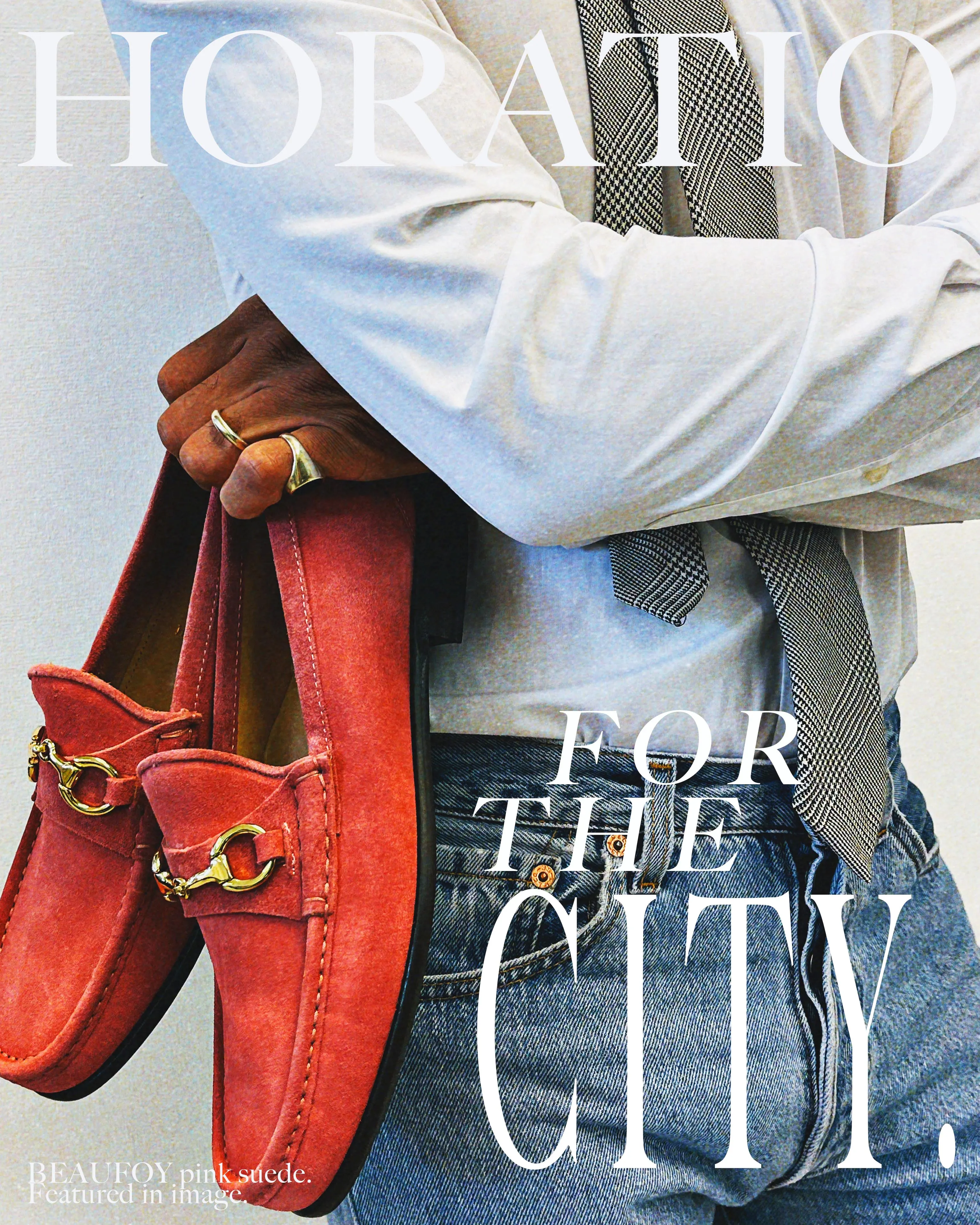 Beaufoy Loafer - Pink Suede sold by Horatio London product image thumbnail 4