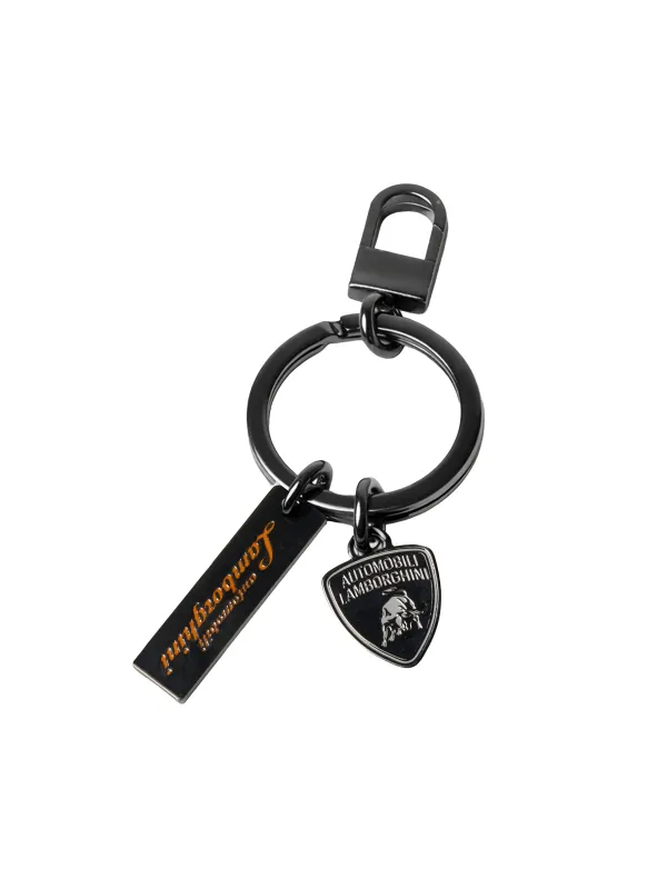 Scriptshield keyring with orange logo script made by Lamborghini