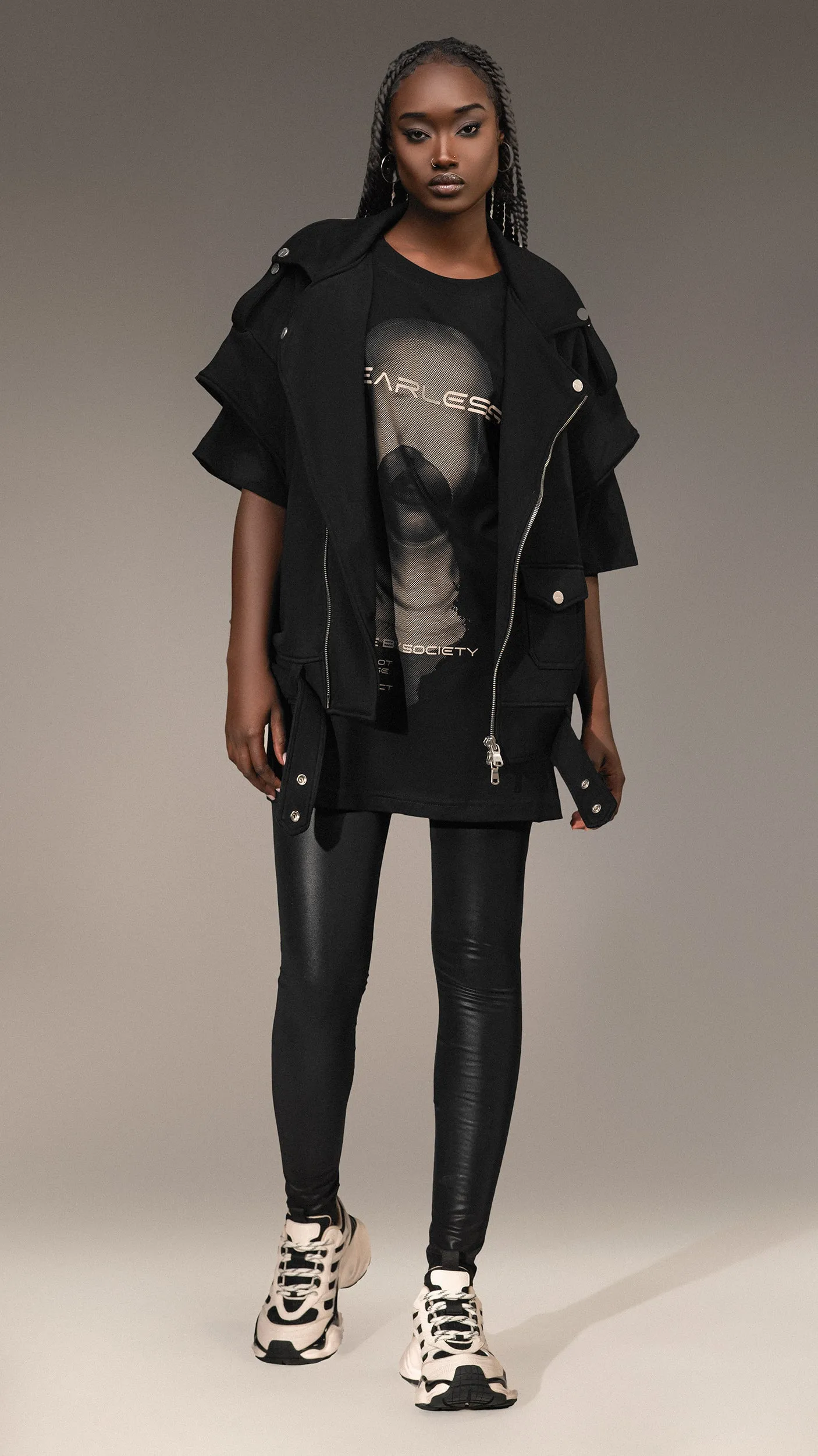 T-shirt "Fearless" - T25758 sold by Made by Society product image thumbnail 2