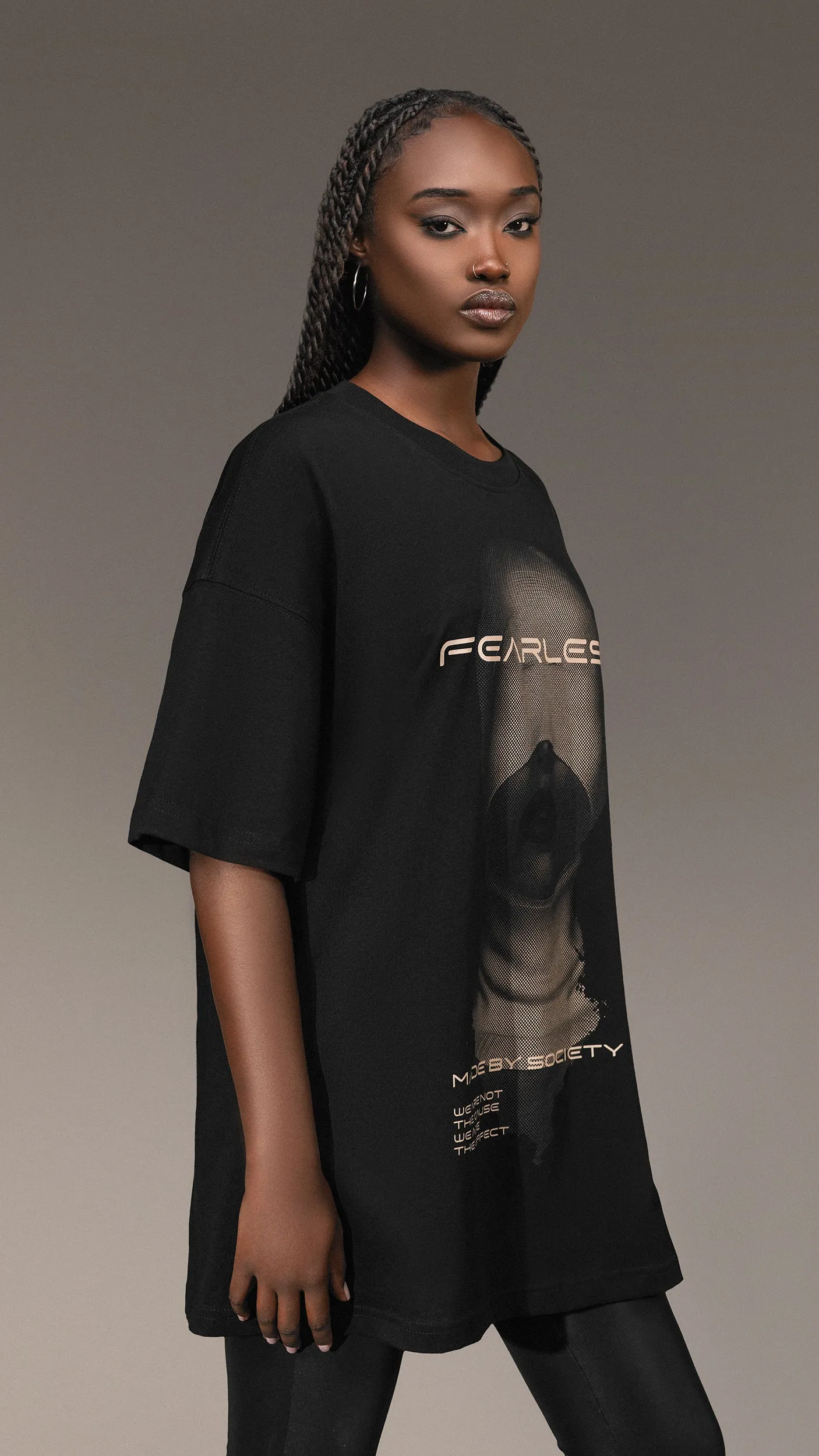 T-shirt "Fearless" - T25758 sold by Made by Society product image thumbnail 4