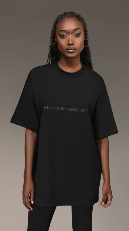 Oversized T-shirt "Made by Society" - T25792 sold by Made by Society