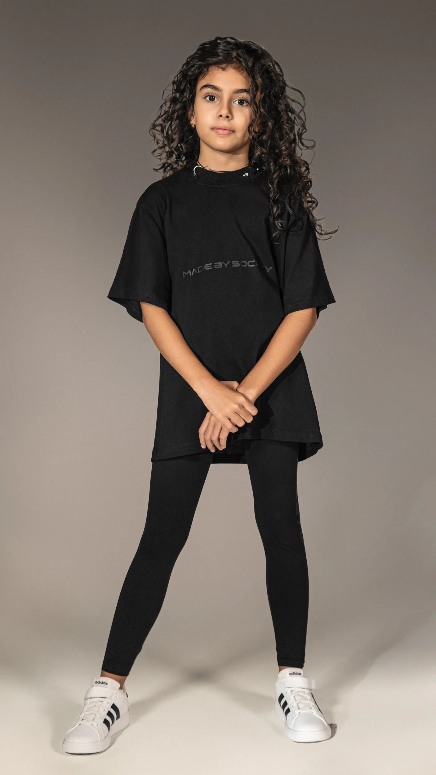 "Made by Society" Oversized Black T-Shirt - T35571 sold by Made by Society product image thumbnail 2
