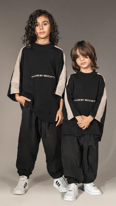 "Made by Society" Oversized T-Shirt - T35642 sold by Made by Society