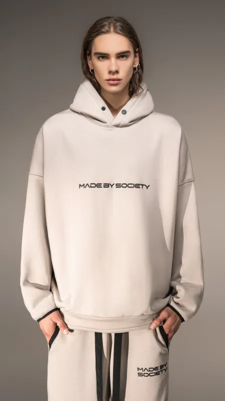 Hanorac „Made by Society” – Stil Relaxat – H15753 sold by Made by Society