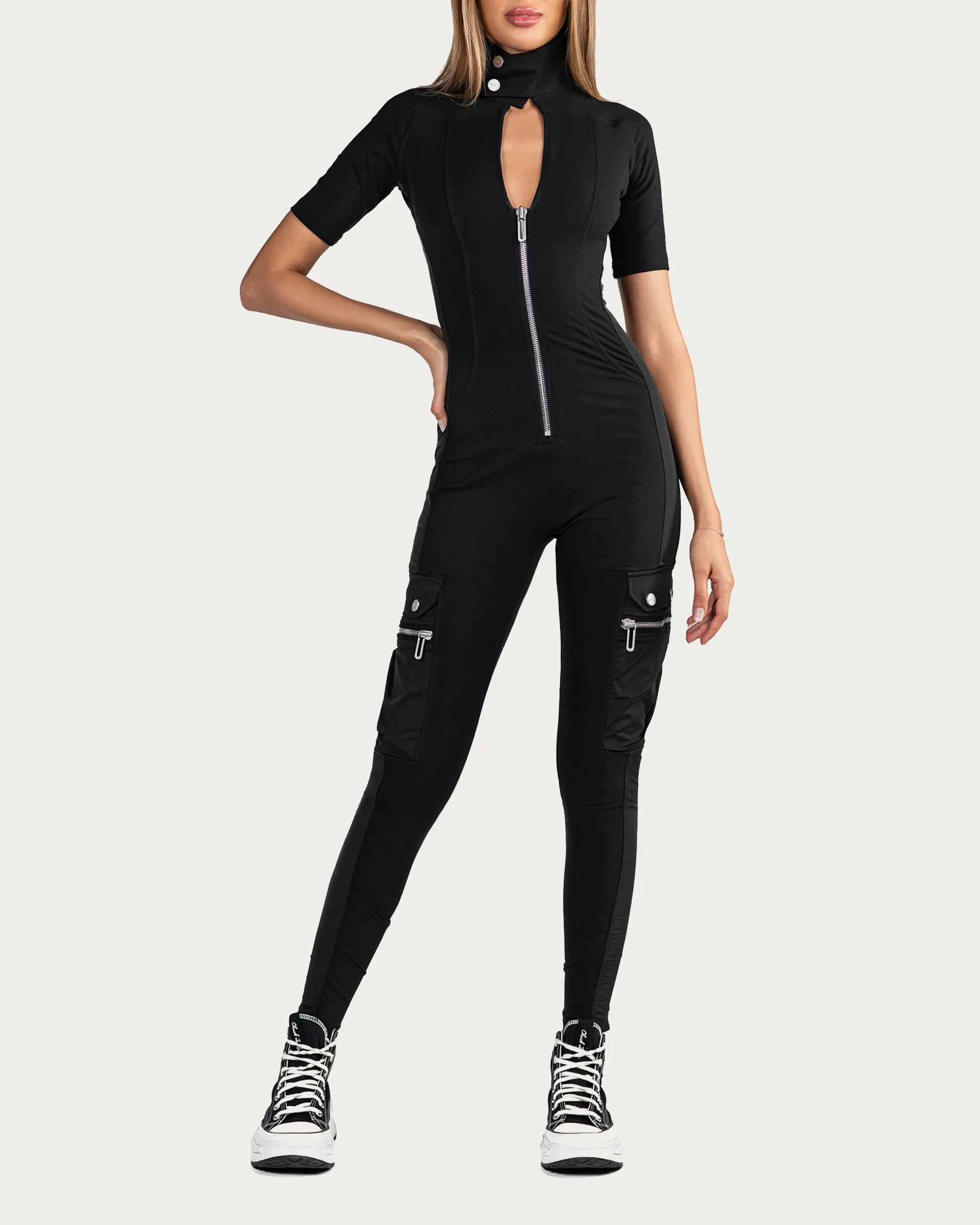 Bodycon Jumpsuit - S25358 sold by Made by Society product image thumbnail 4