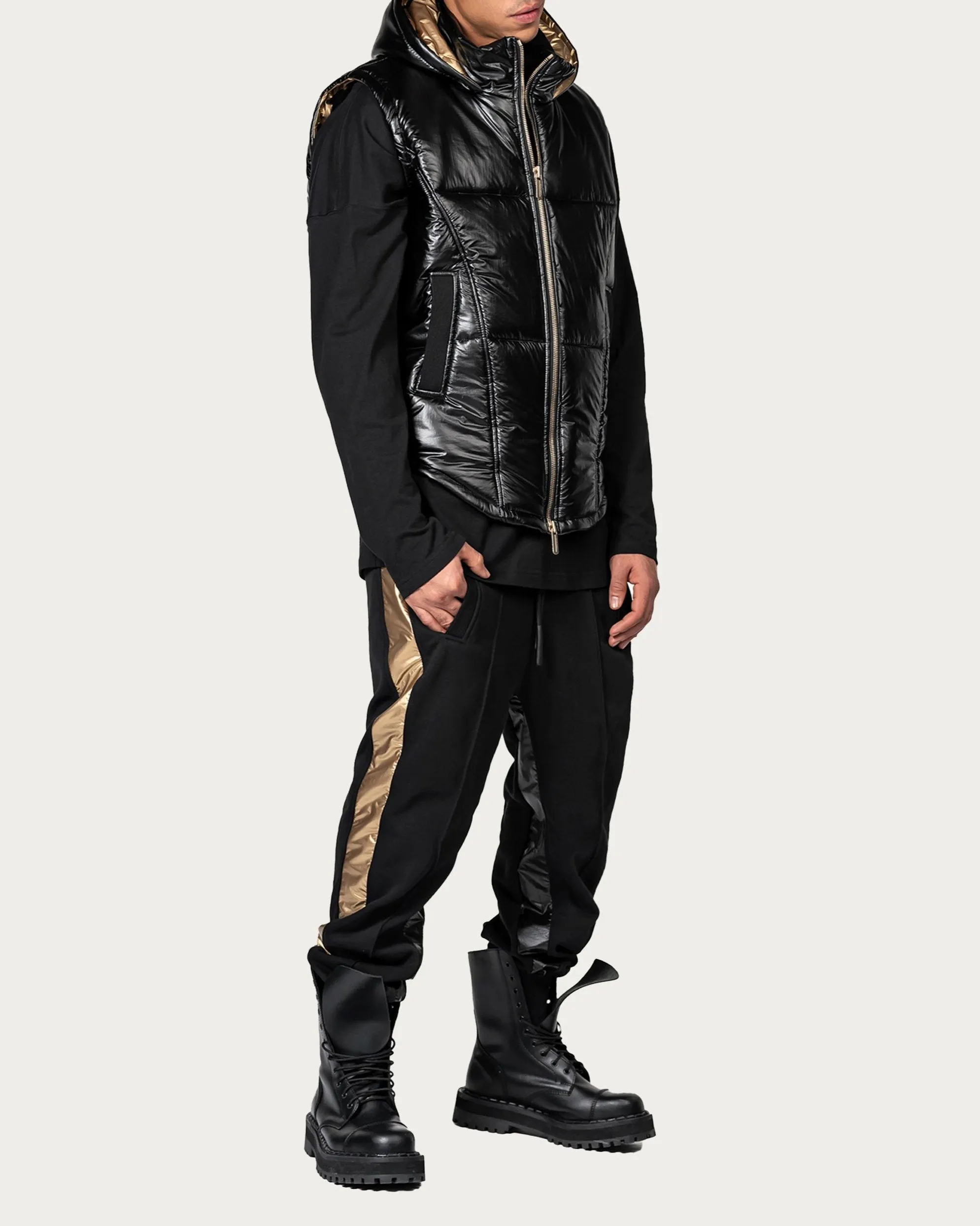 Gold band jogger pants - P15002 sold by Made by Society product image thumbnail 4