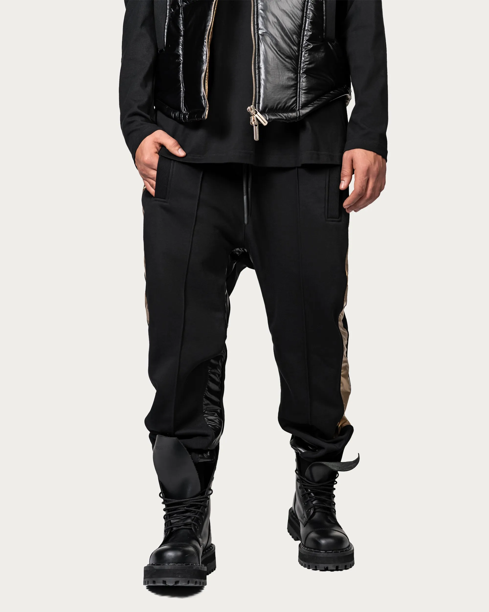 Gold band jogger pants - P15002 sold by Made by Society product image thumbnail 2