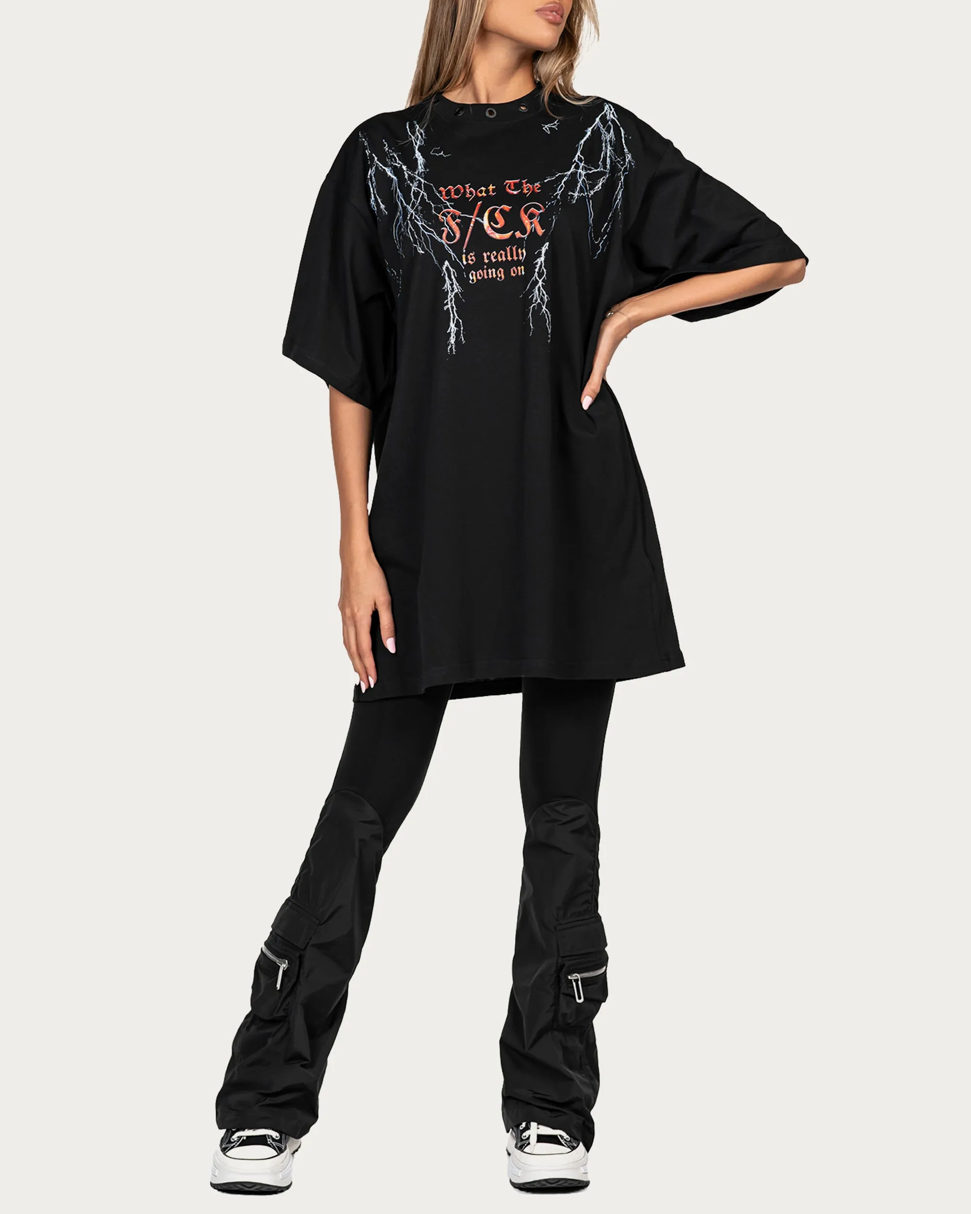 What the f/ck t-shirt - T24995 sold by Made by Society product image thumbnail 5