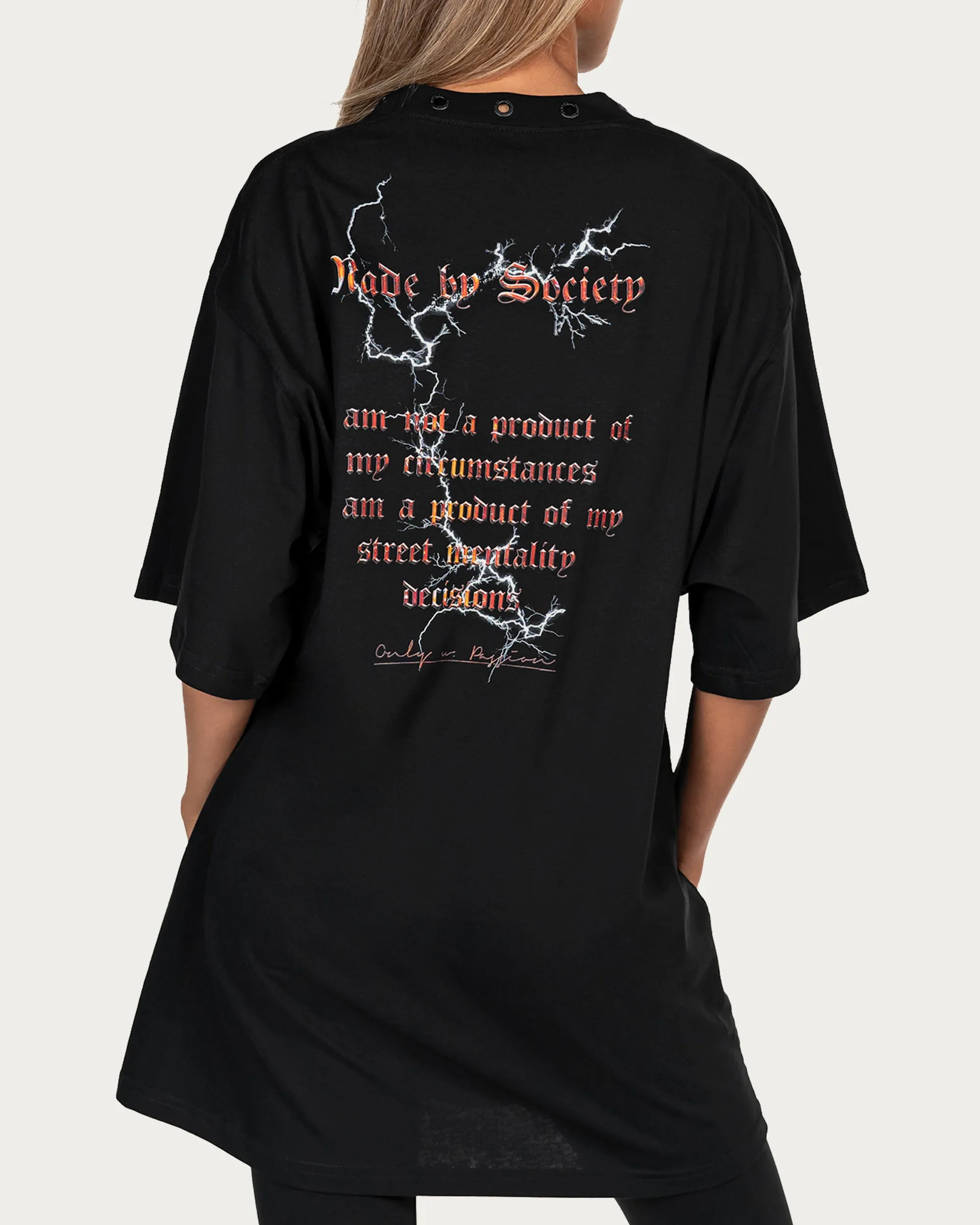 What the f/ck t-shirt - T24995 sold by Made by Society product image thumbnail 3