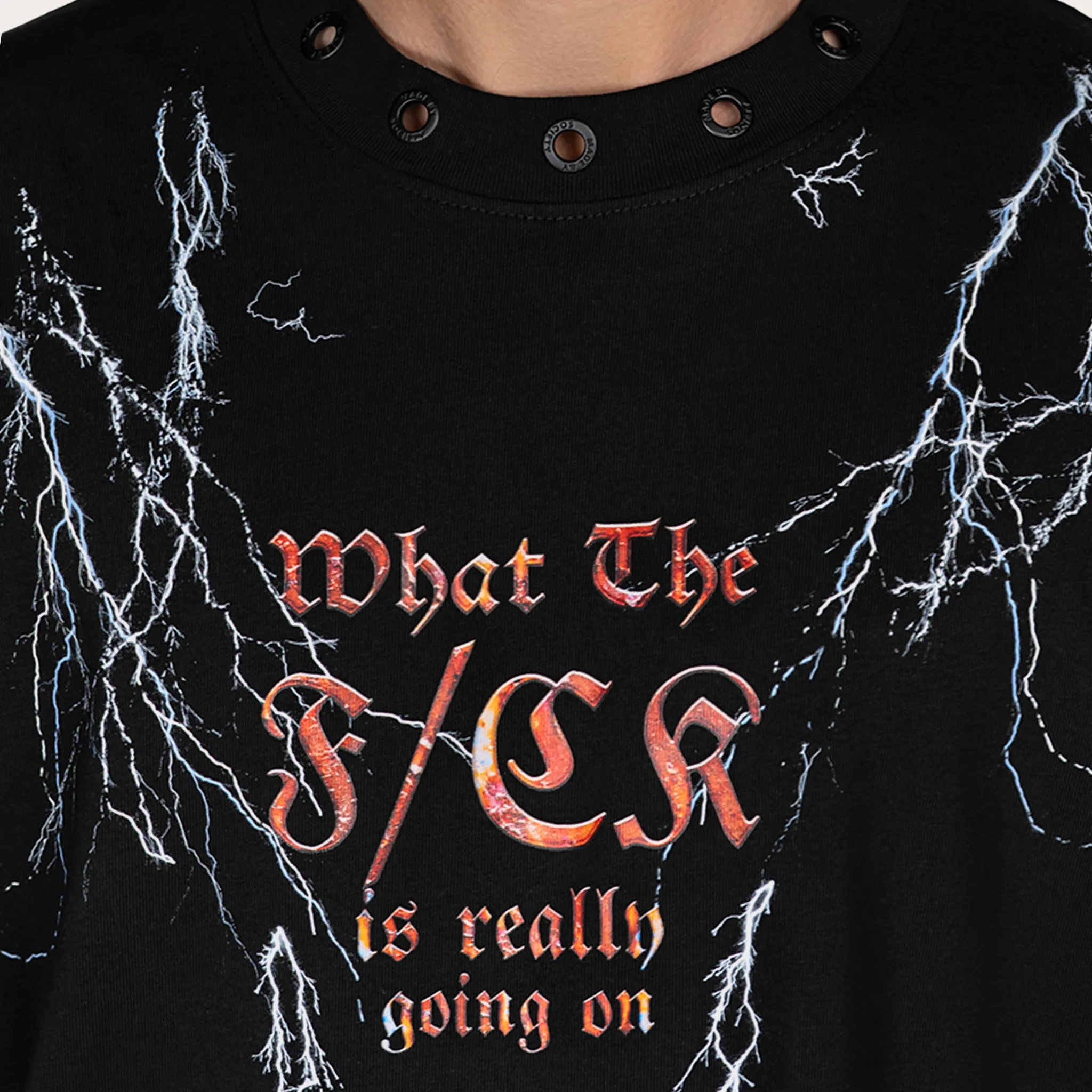 What the f/ck t-shirt - T14994 sold by Made by Society product image thumbnail 5