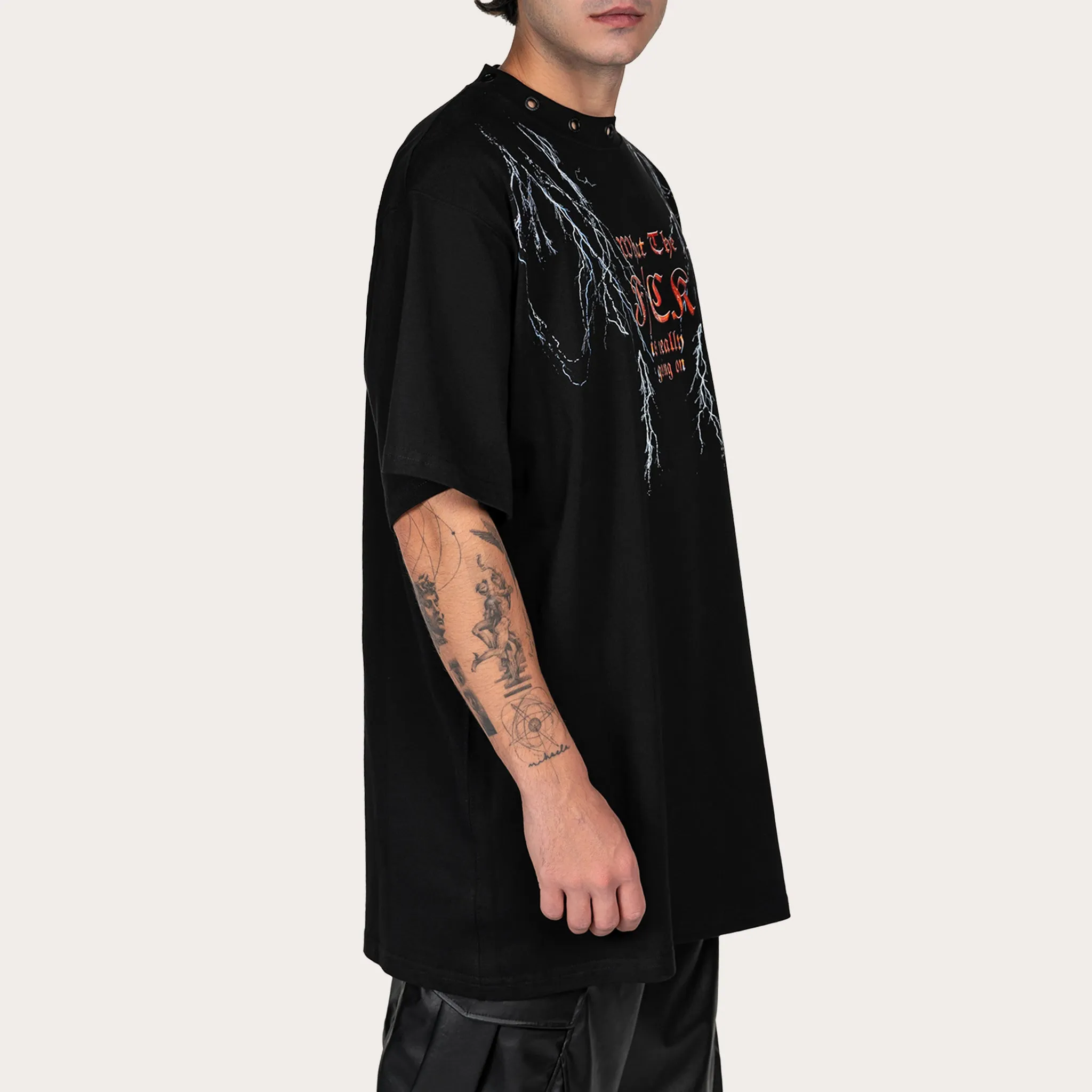 What the f/ck t-shirt - T14994 sold by Made by Society product image thumbnail 3