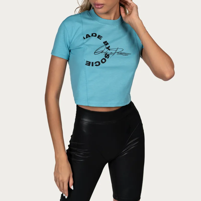 Crop fit t-shirt - T24515 sold by Made by Society