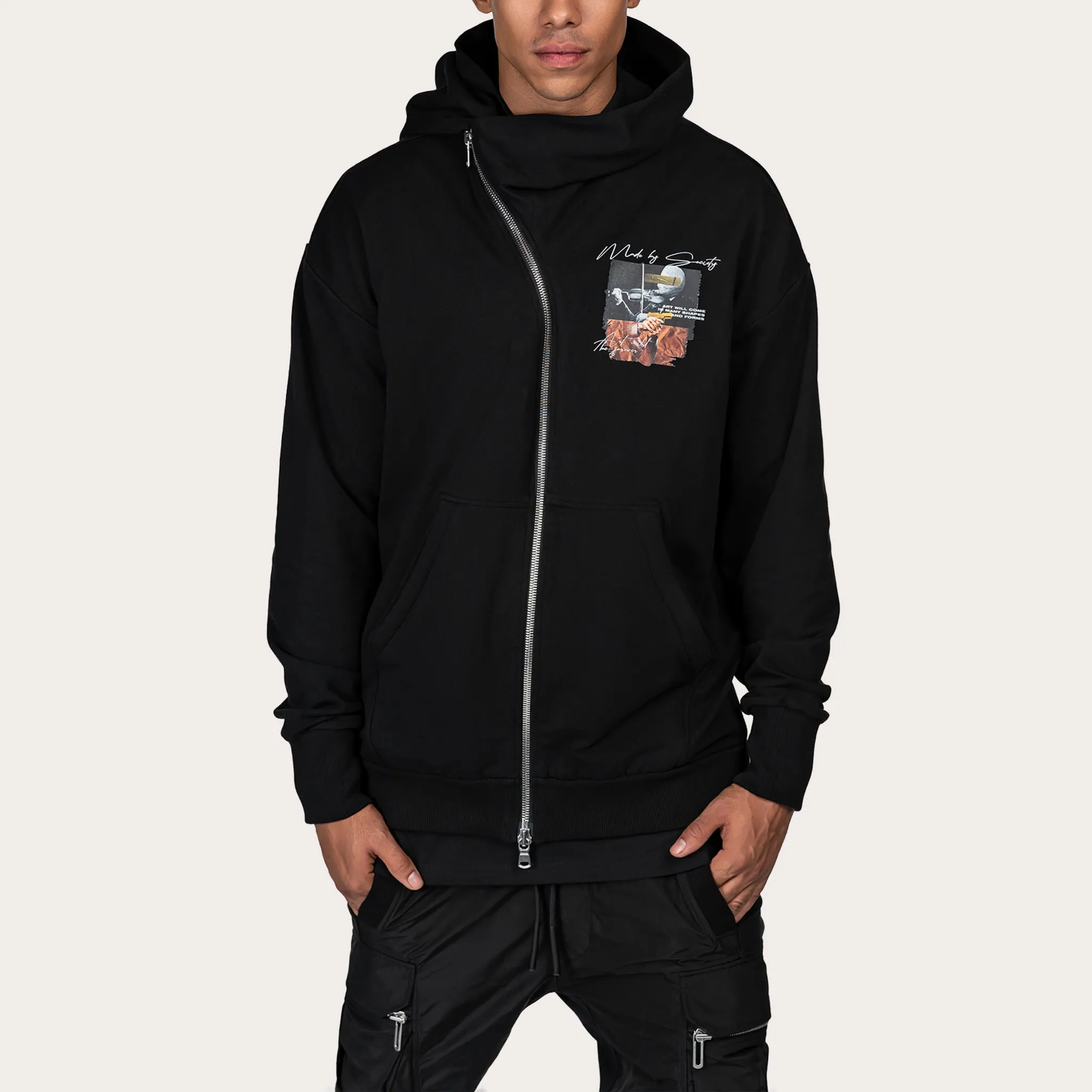 Zipper hoodie - H14172 sold by Made by Society