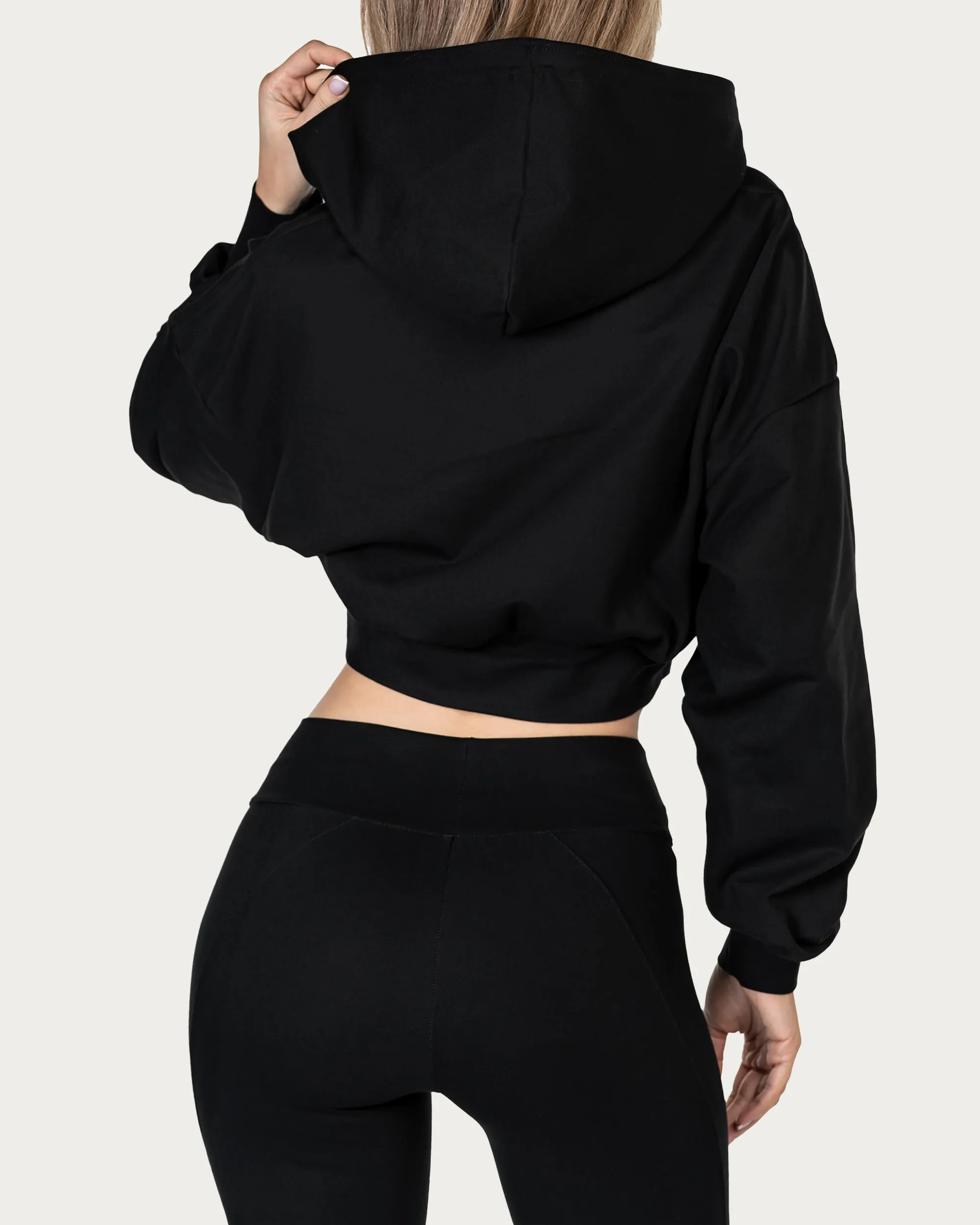 Heavy crop hoodie - H24226 sold by Made by Society product image thumbnail 2