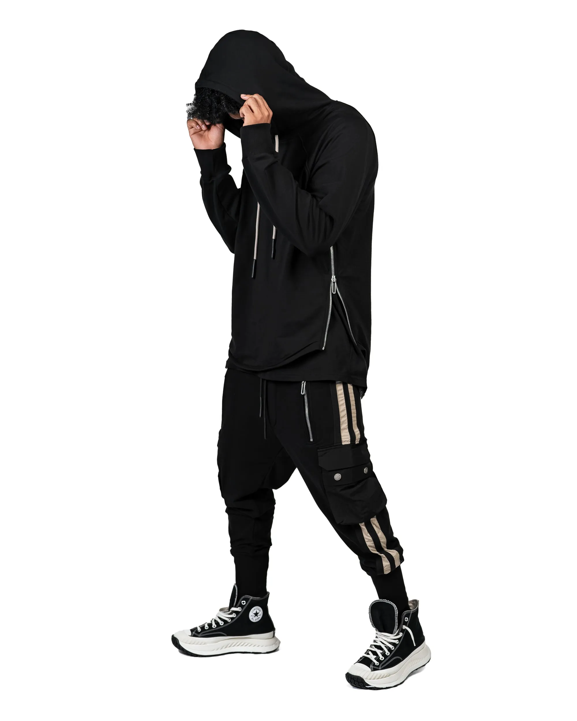 Vertical lines cargo pants - P13650 sold by Made by Society product image thumbnail 2