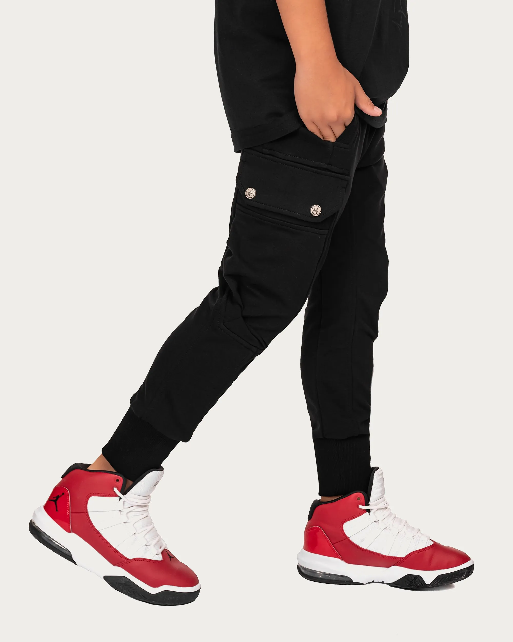 Stud cargo pants - P32883 sold by Made by Society product image thumbnail 3