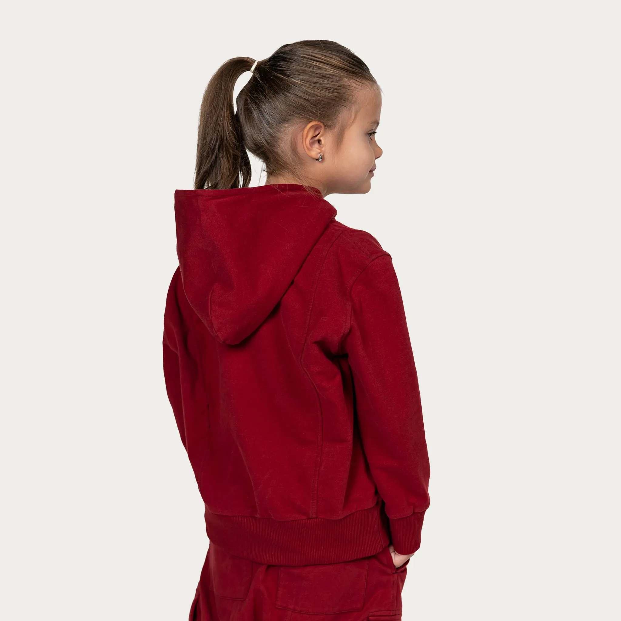 Burgundy hoodie - H32047 sold by Made by Society product image thumbnail 2