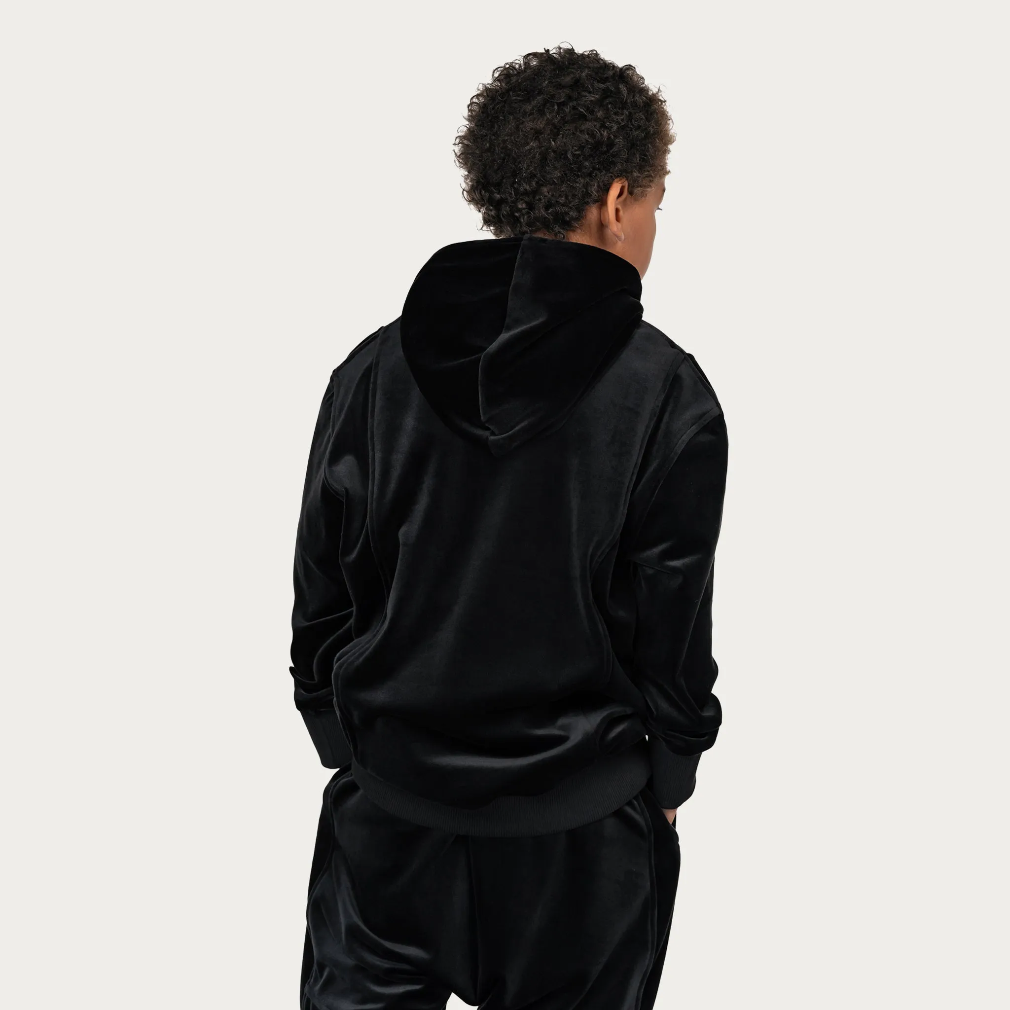 Velvet hoodie - H32053 sold by Made by Society product image thumbnail 2