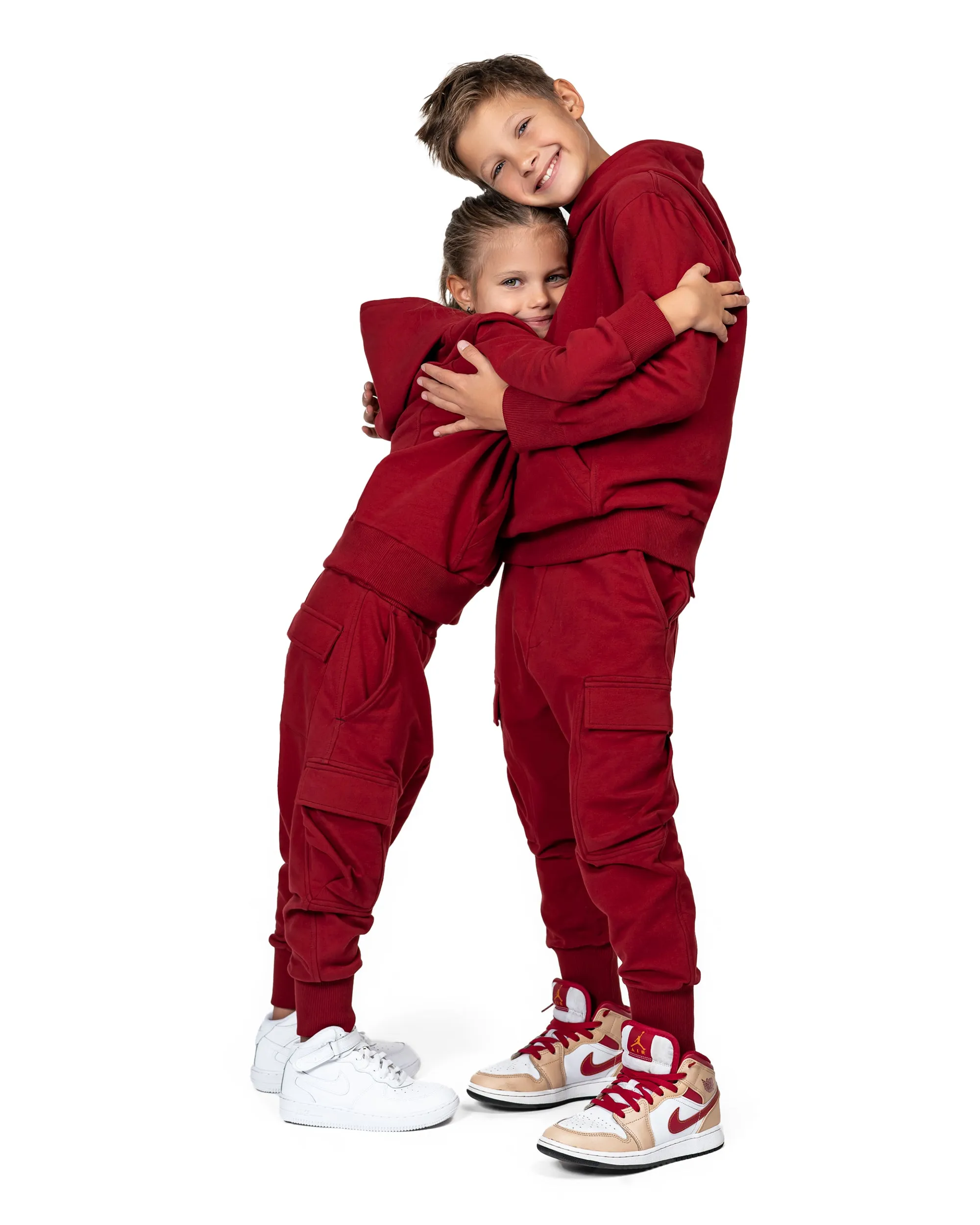 Burgundy cargo pants - P32062 sold by Made by Society product image thumbnail 3