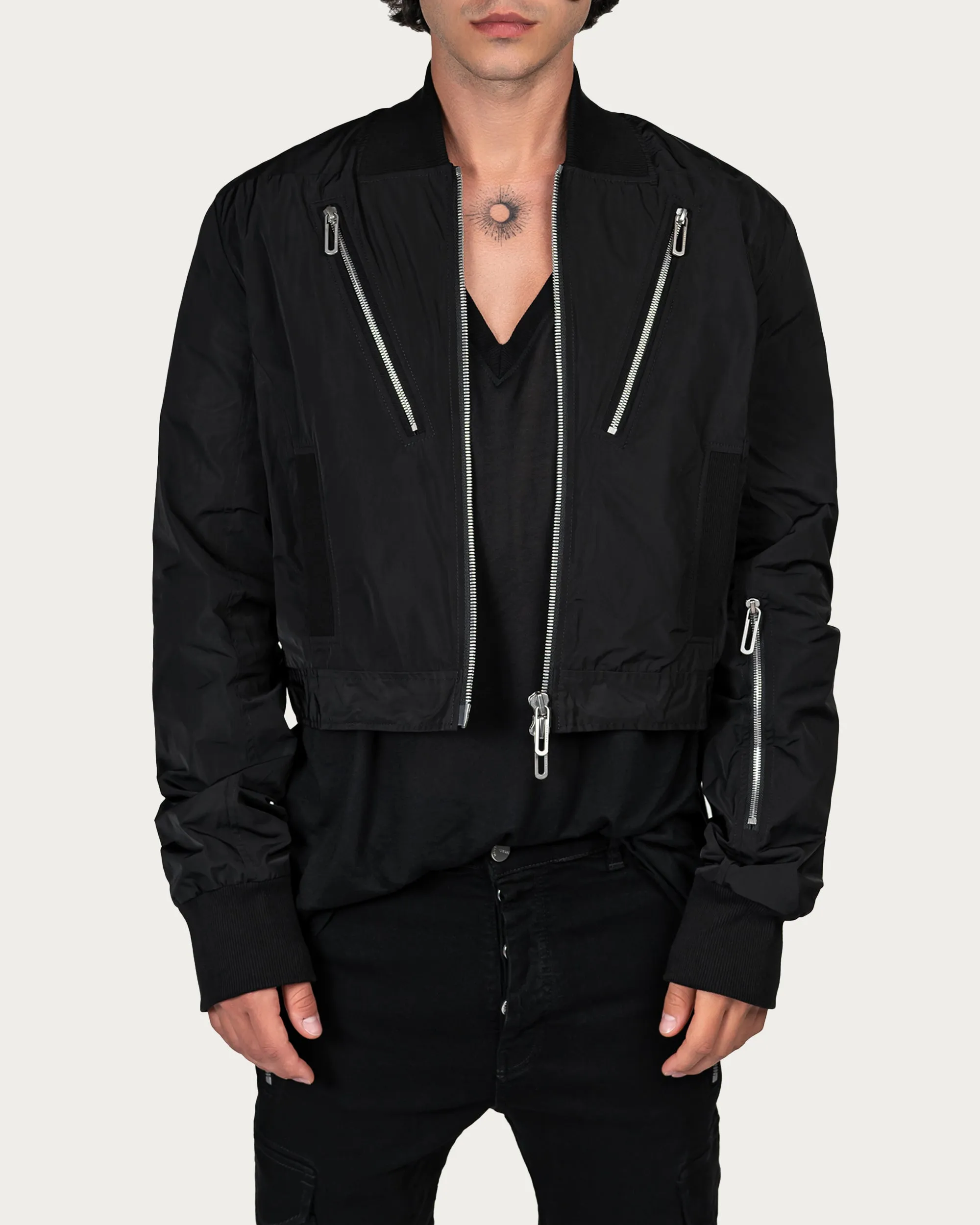 Crop Zipper Jacket - J11749 sold by Made by Society