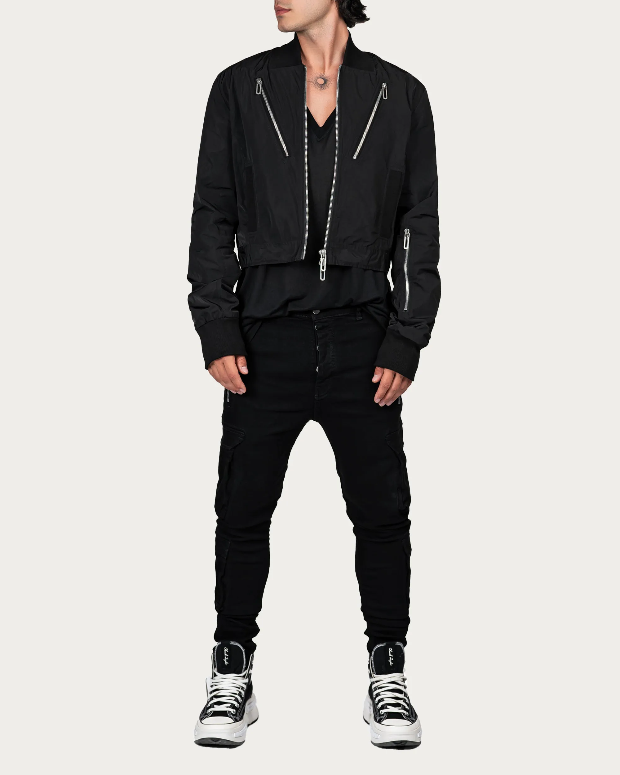 Crop Zipper Jacket - J11749 sold by Made by Society product image thumbnail 4