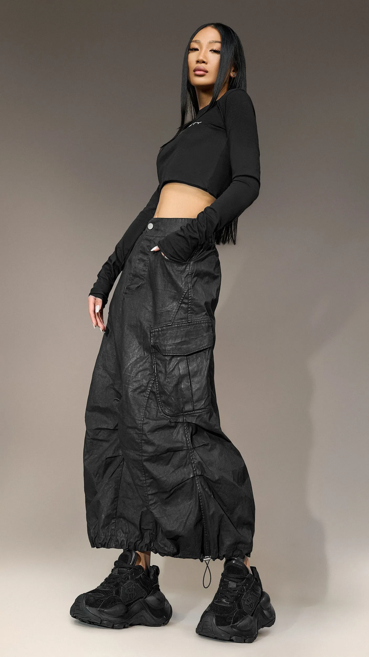 "Made by Society" Cargo Skirt - F25297 sold by Made by Society