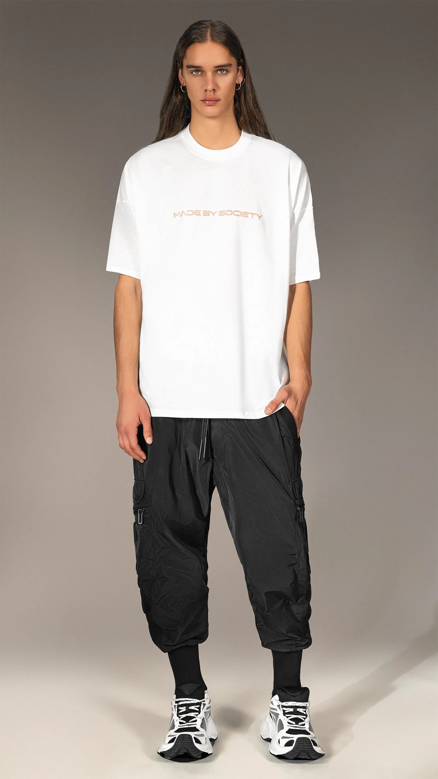 White T-shirt Made by Society - T15655 sold by Made by Society product image thumbnail 3