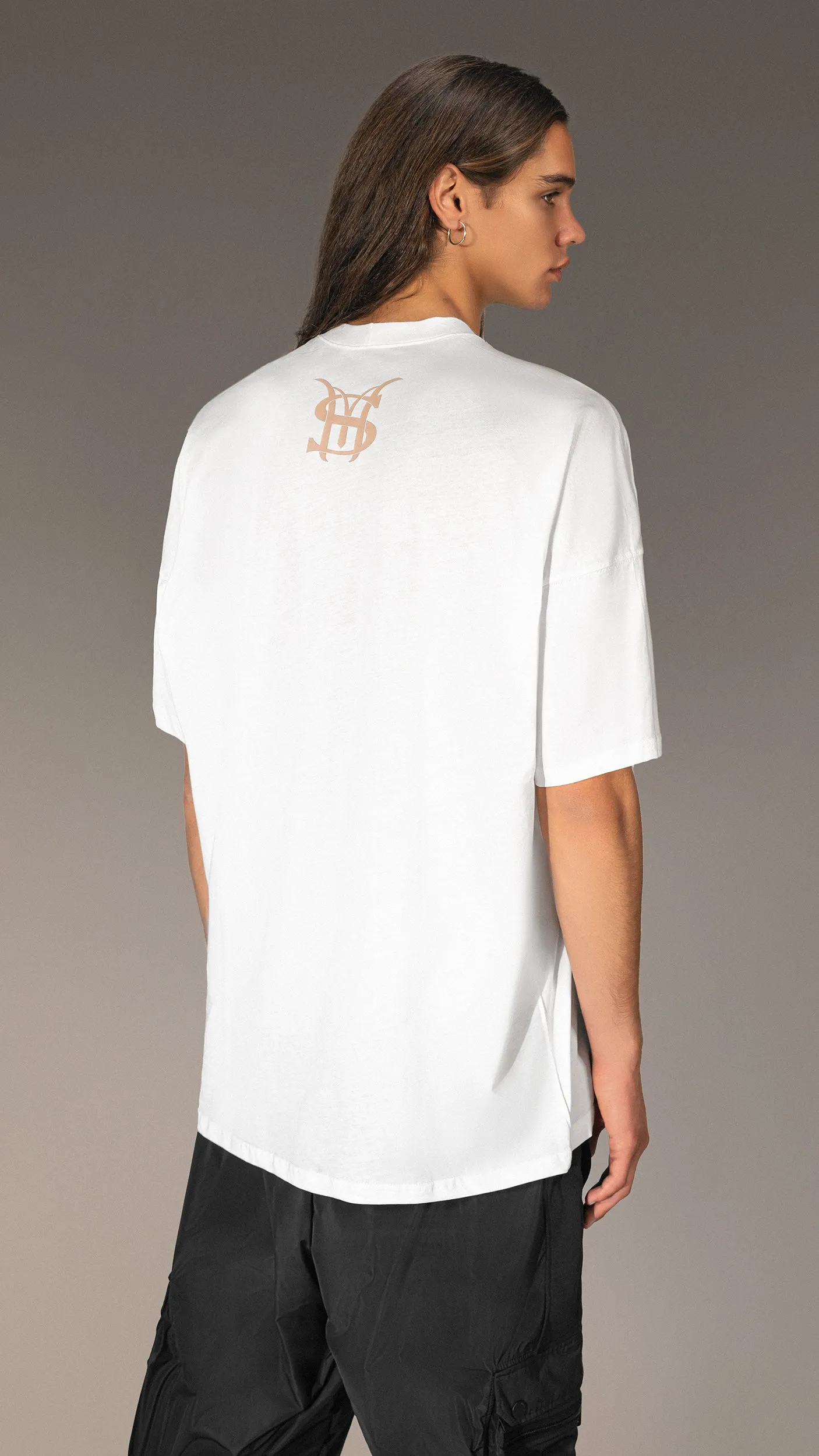 White T-shirt Made by Society - T15655 sold by Made by Society product image thumbnail 4