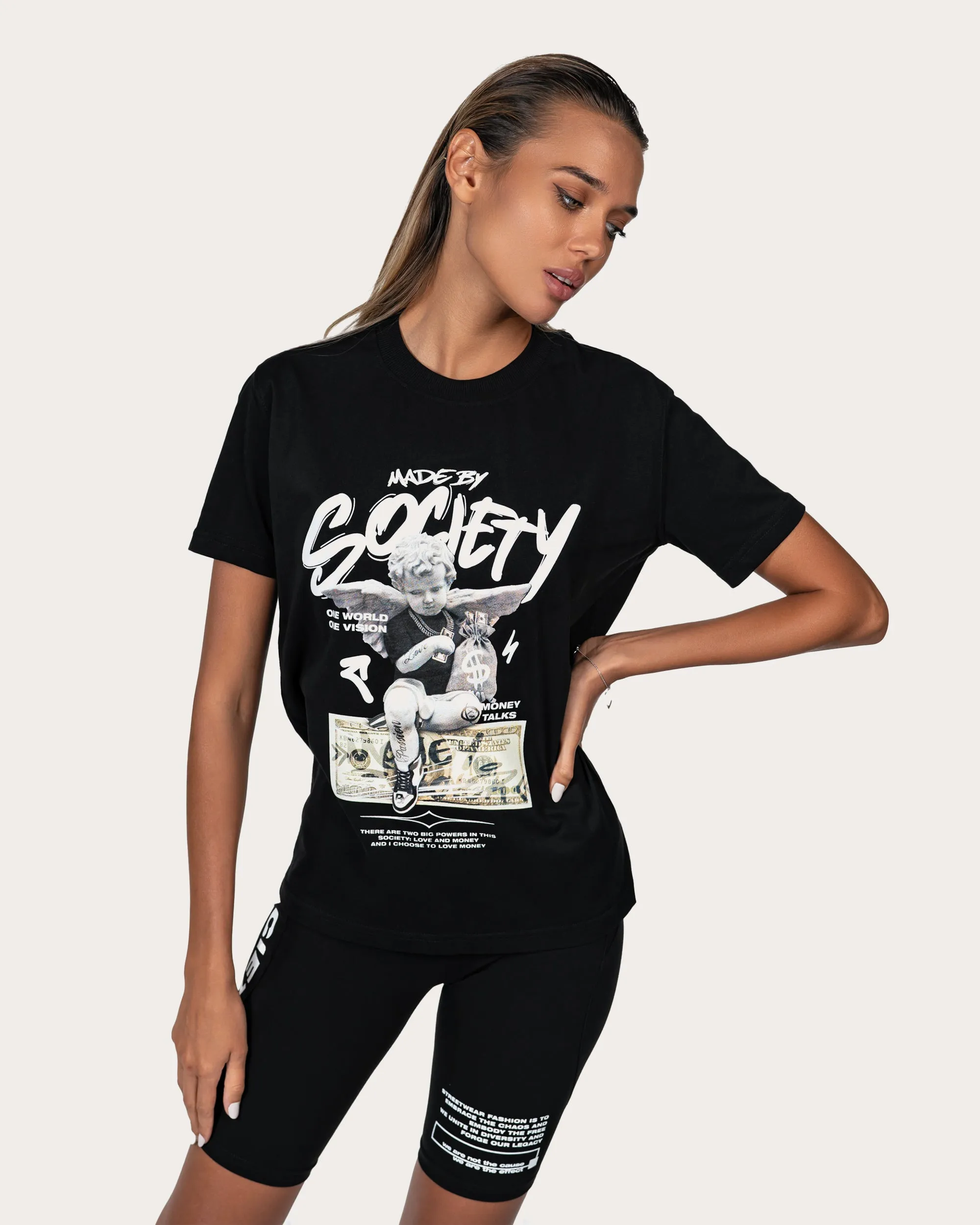 One world t-shirt - T24699 sold by Made by Society