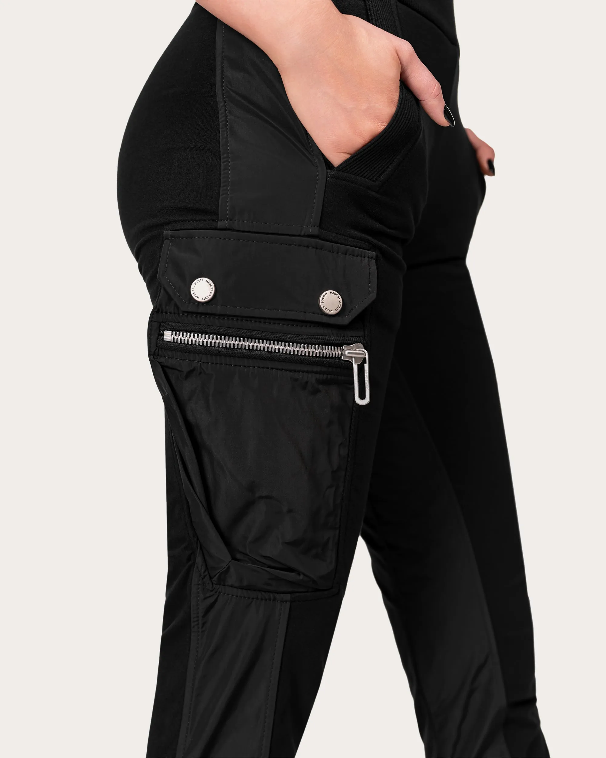 Stud double cargo pants - P23472 sold by Made by Society product image thumbnail 5