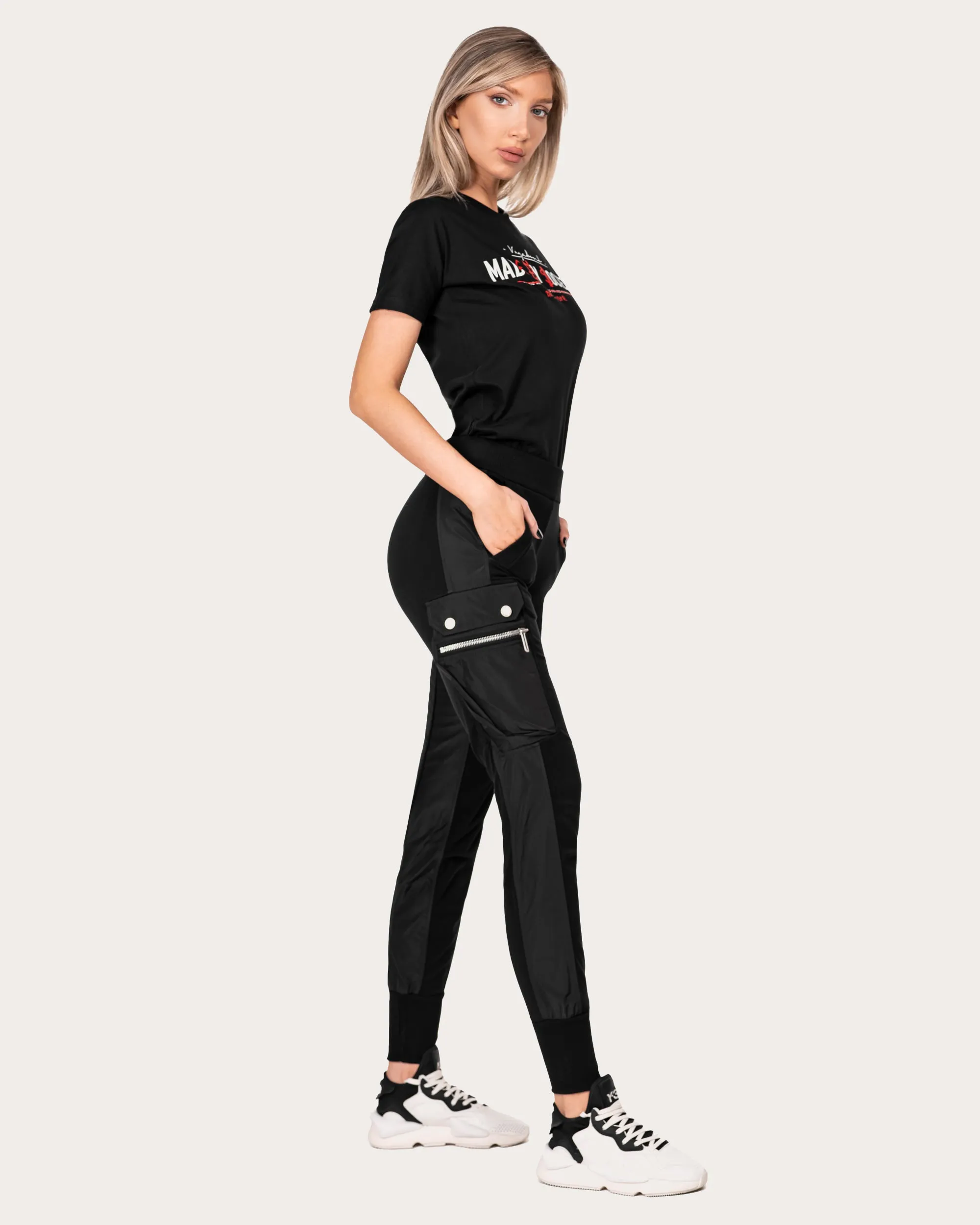 Stud double cargo pants - P23472 sold by Made by Society product image thumbnail 3