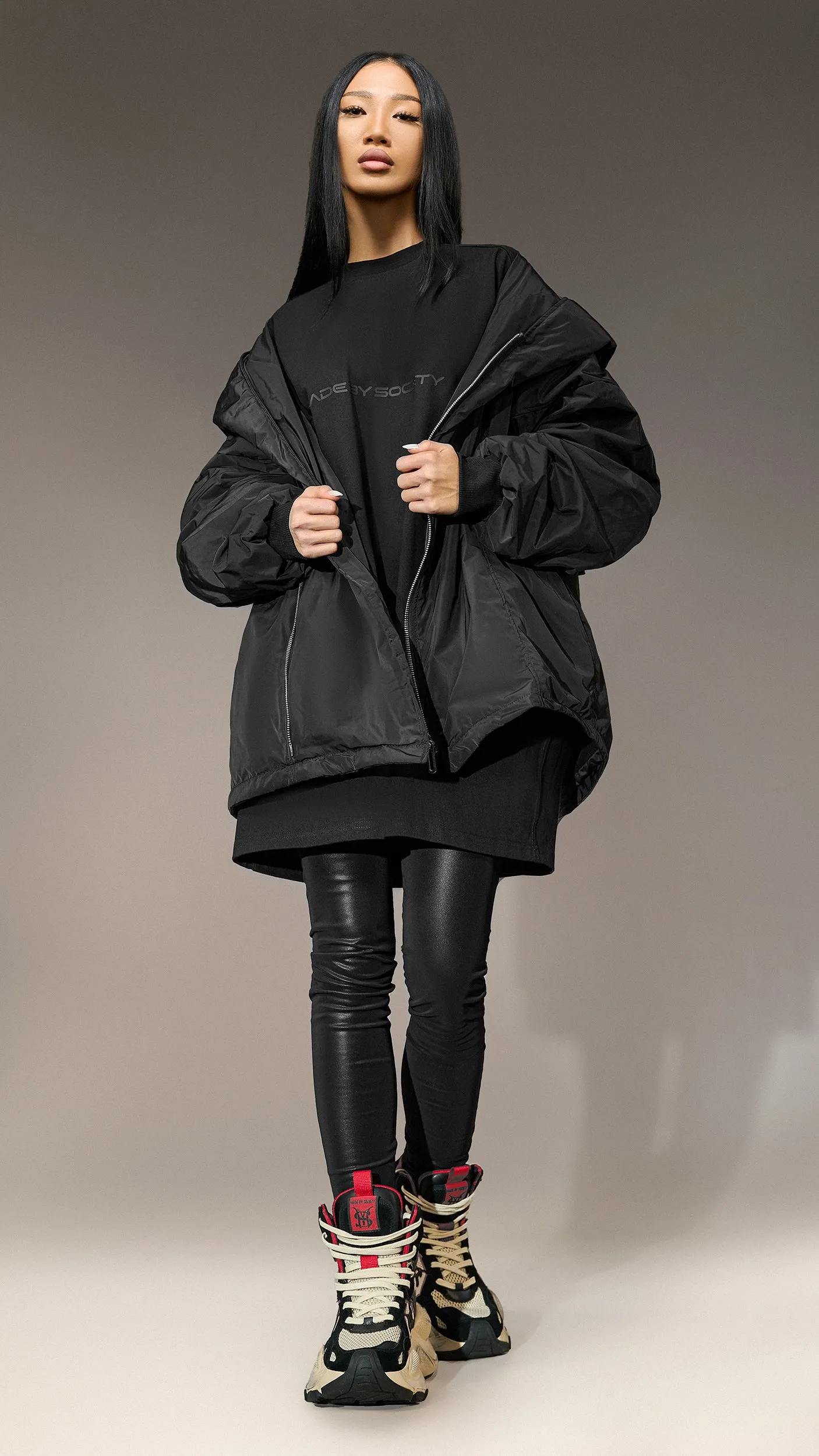 Oversized "Made by Society" T-Shirt - T25867 sold by Made by Society product image thumbnail 3