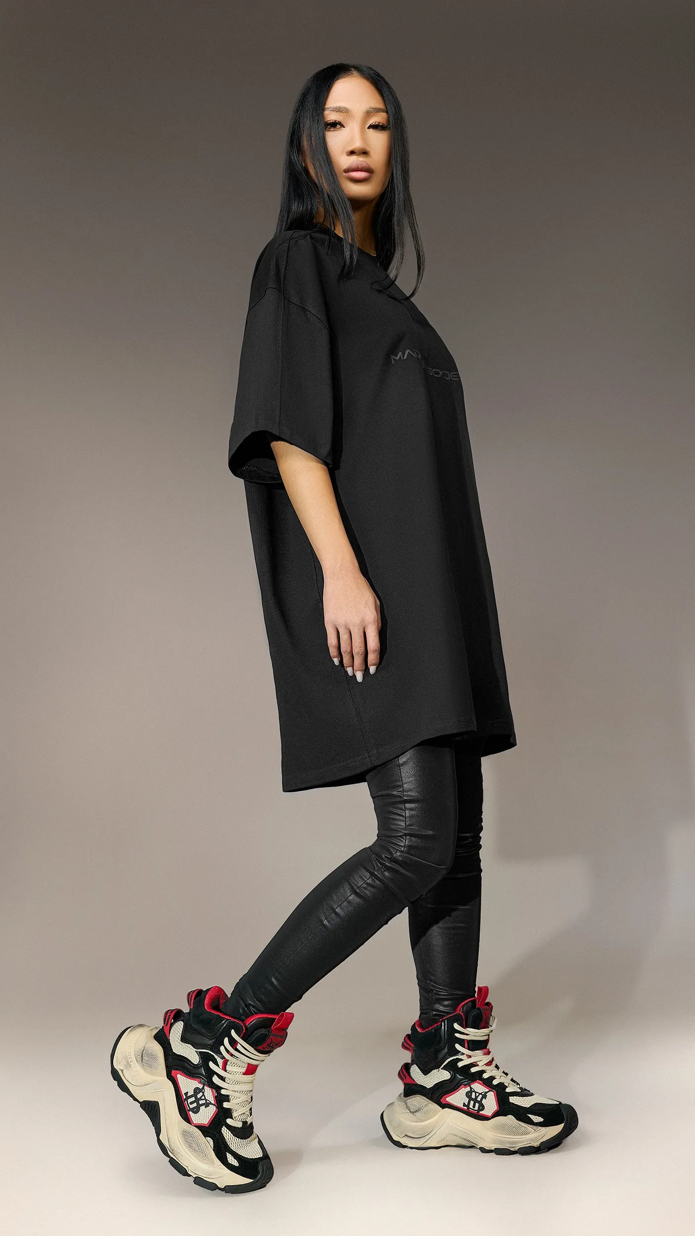 Oversized "Made by Society" T-Shirt - T25867 sold by Made by Society product image thumbnail 2