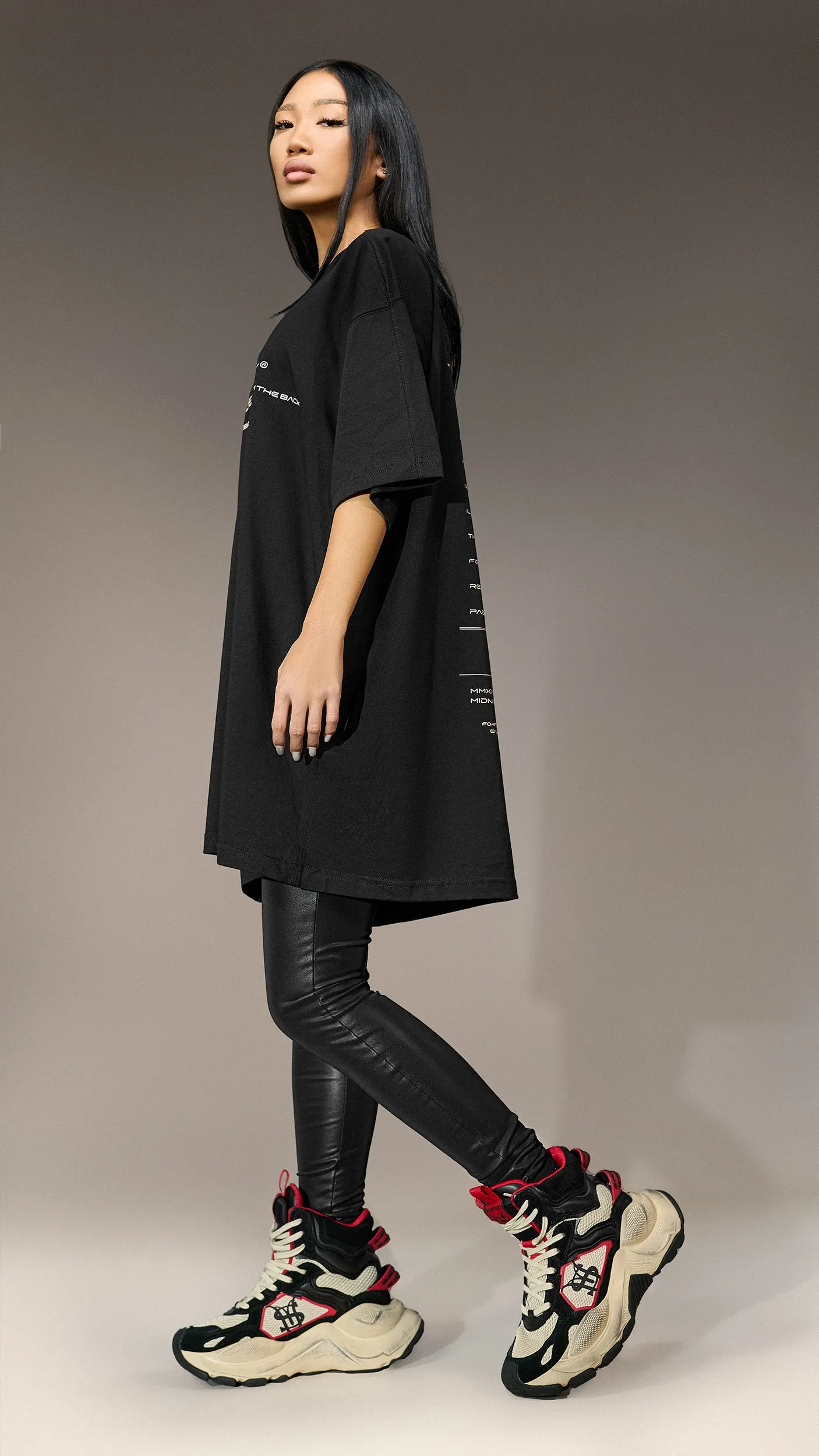 Oversized "Lifestyle Receipt" T-Shirt - T25853 sold by Made by Society product image thumbnail 3