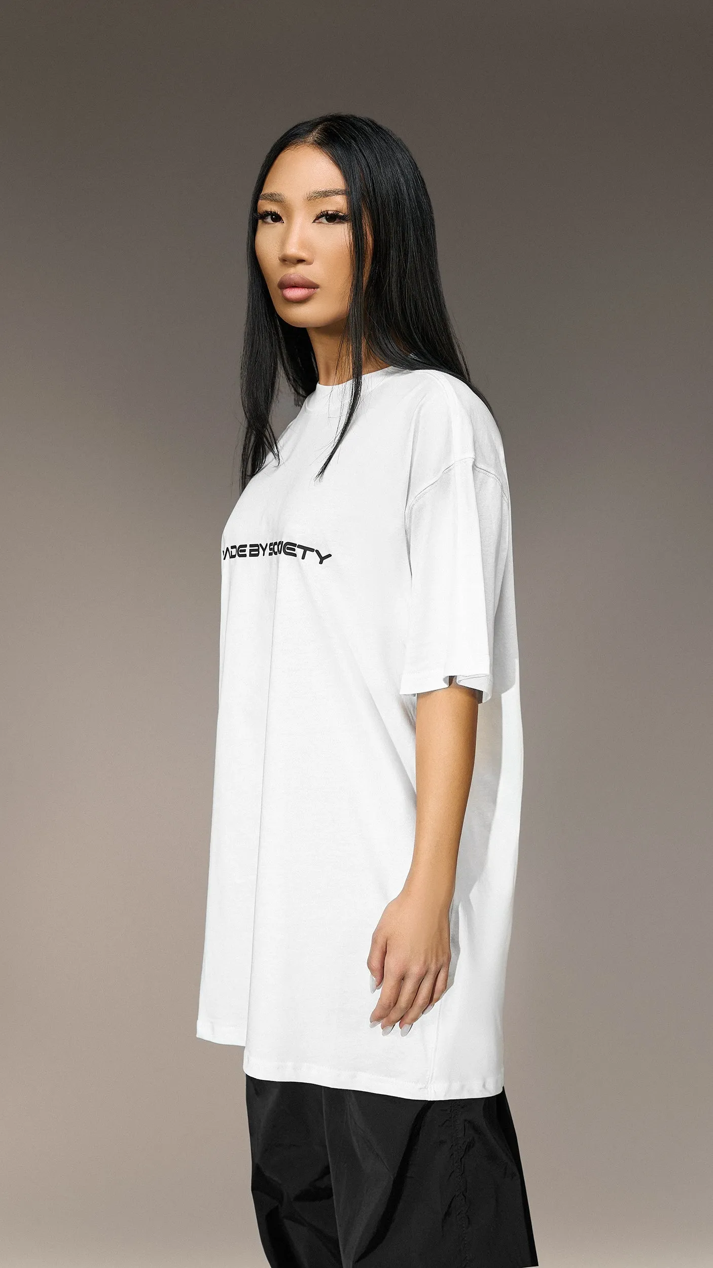 Oversized "Made by Society" T-Shirt - T25845 sold by Made by Society product image thumbnail 3