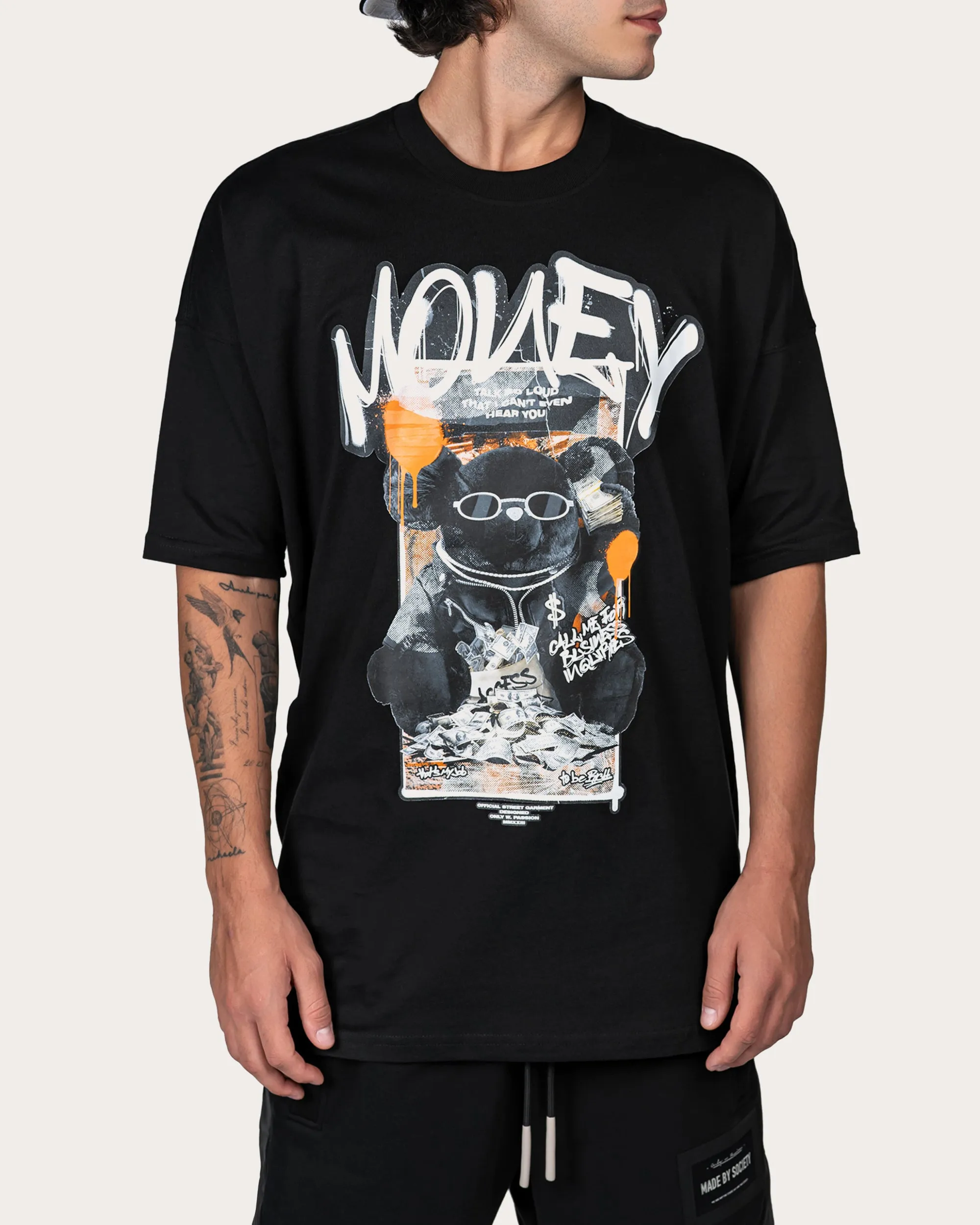 Money bear t-shirt - T14674 sold by Made by Society