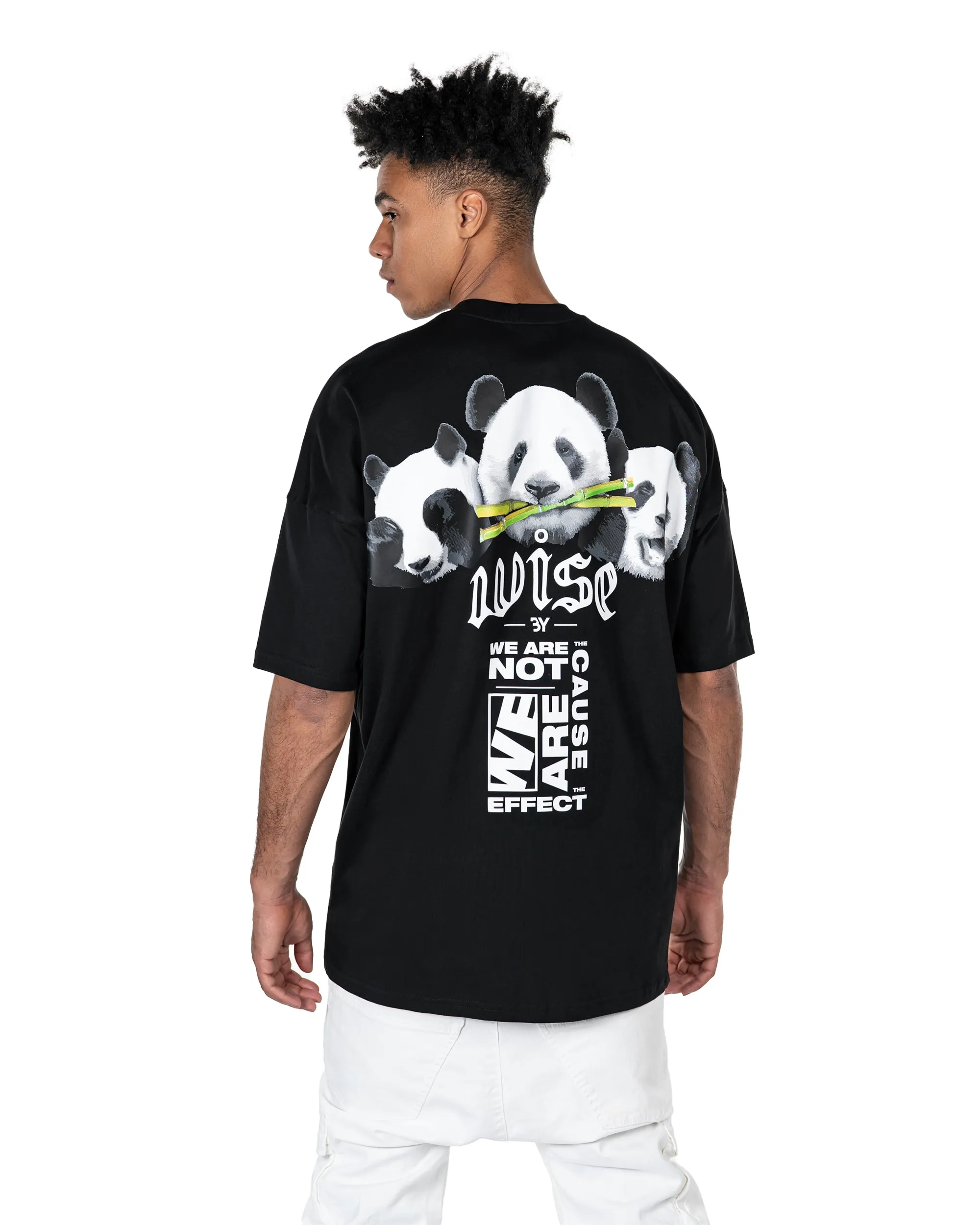 Three wise pandas t-shirt - T14258 sold by Made by Society