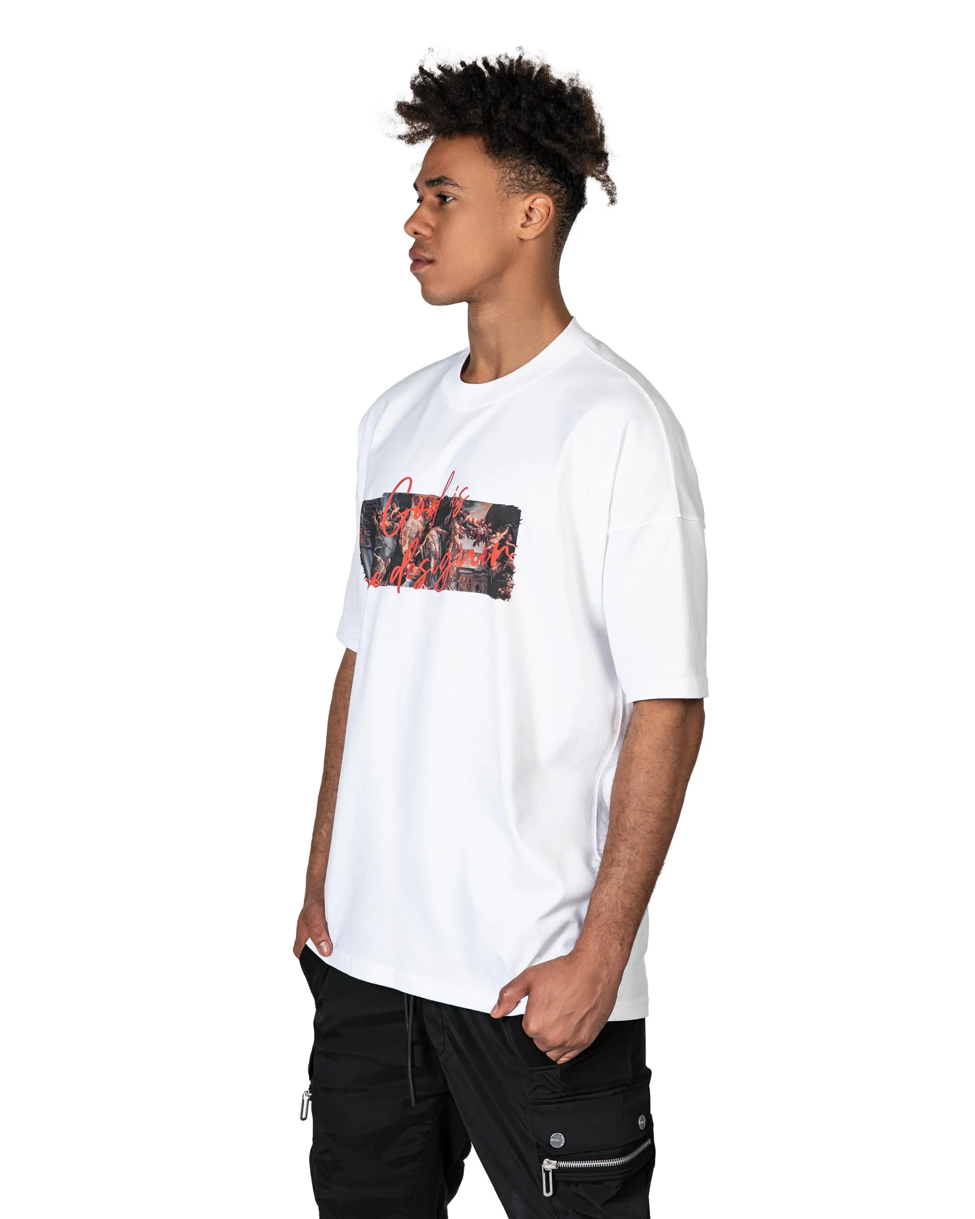 God is the designer t-shirt - T14207 sold by Made by Society product image thumbnail 4