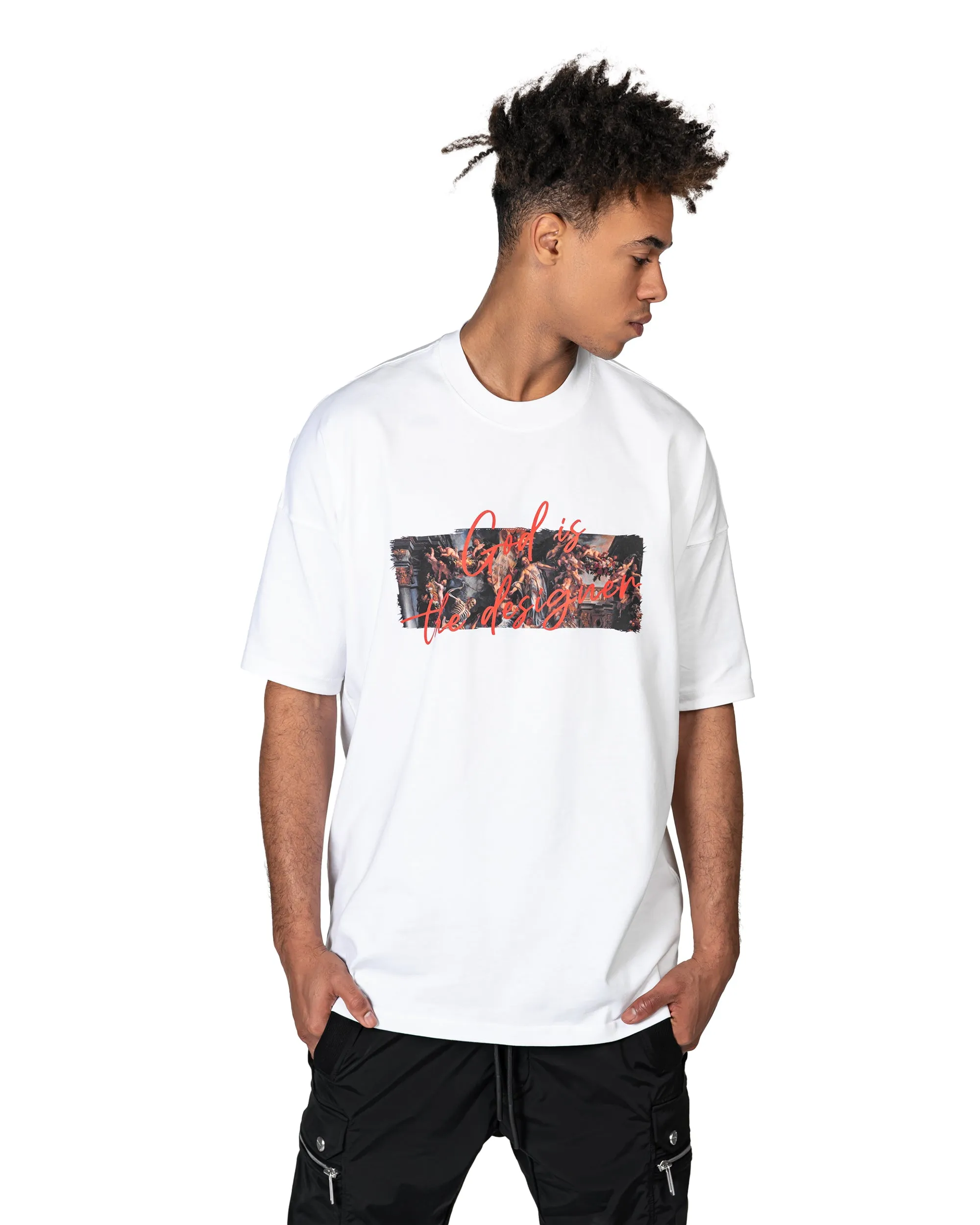 God is the designer t-shirt - T14207 sold by Made by Society product image thumbnail 3