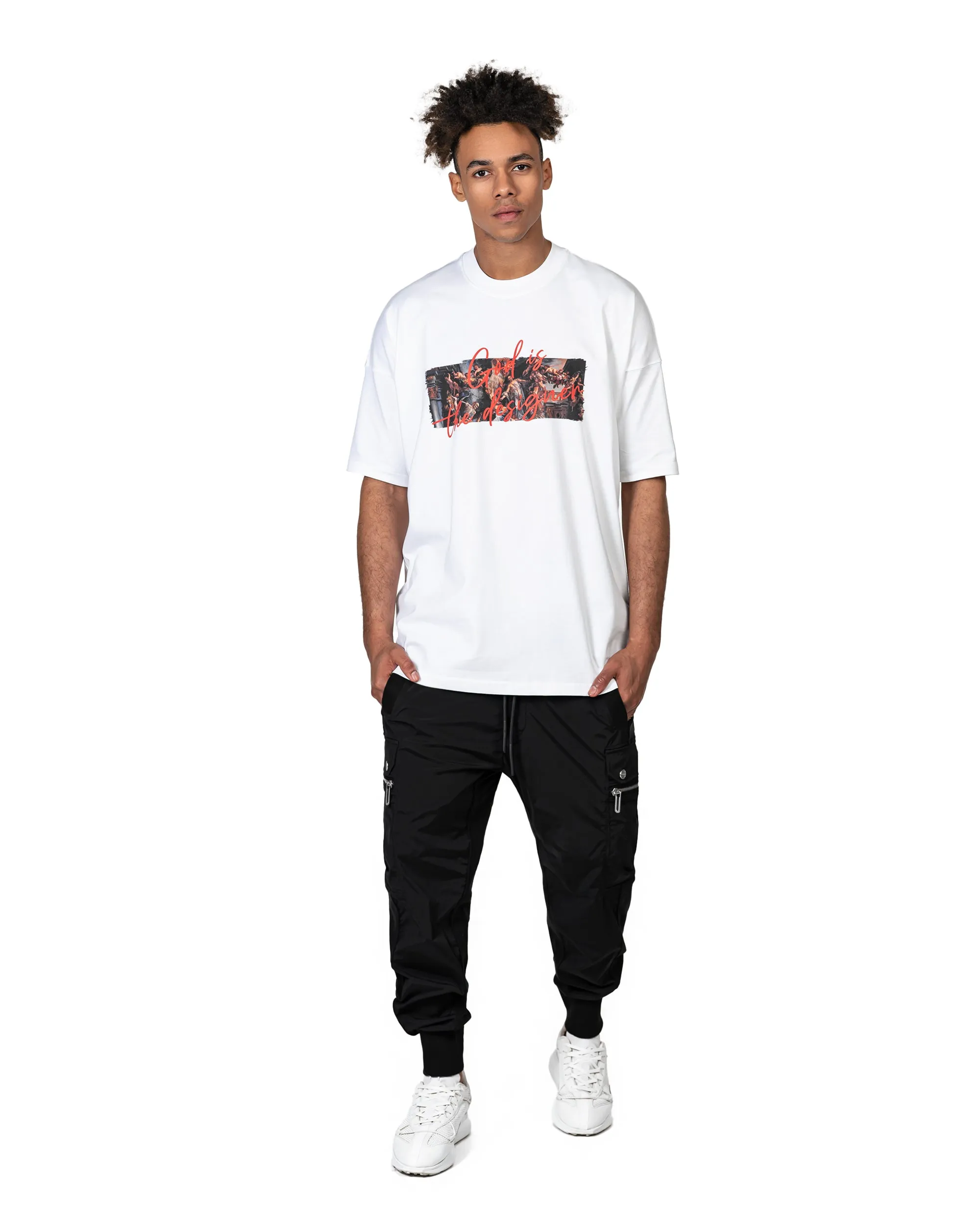 God is the designer t-shirt - T14207 sold by Made by Society product image thumbnail 2